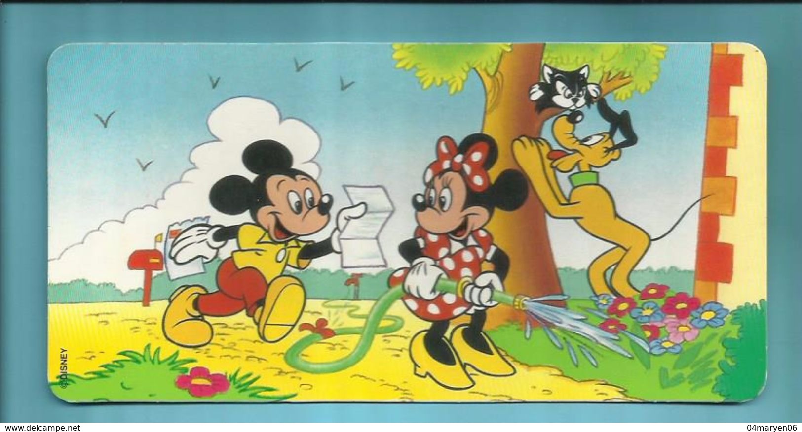 -* DISNEY  FAMILY= 1 X Ongelopen Kaart-----------------"" Nestlé "" - Disneyland