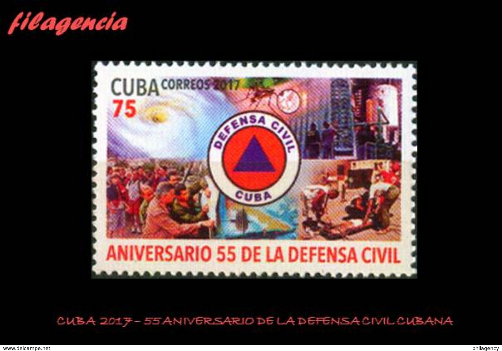 CUBA MINT. 2017-17 55 ANIVERSARIO DE LA DEFENSA CIVIL CUBANA - Ongebruikt