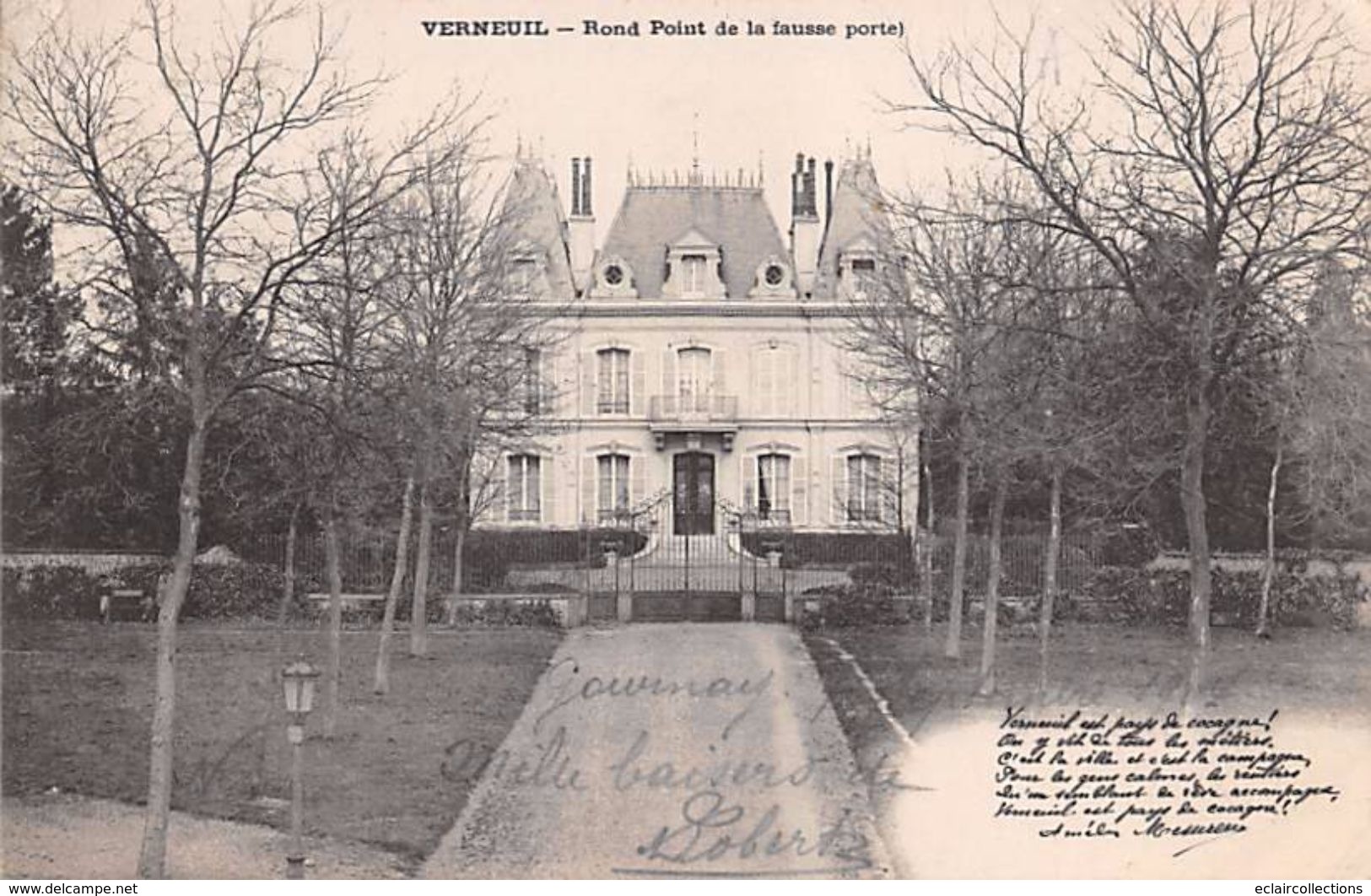 Verneuil Sur Avre         27         Rond Point De La Fausse Porte. Château.          (voir Scan) - Verneuil-sur-Avre