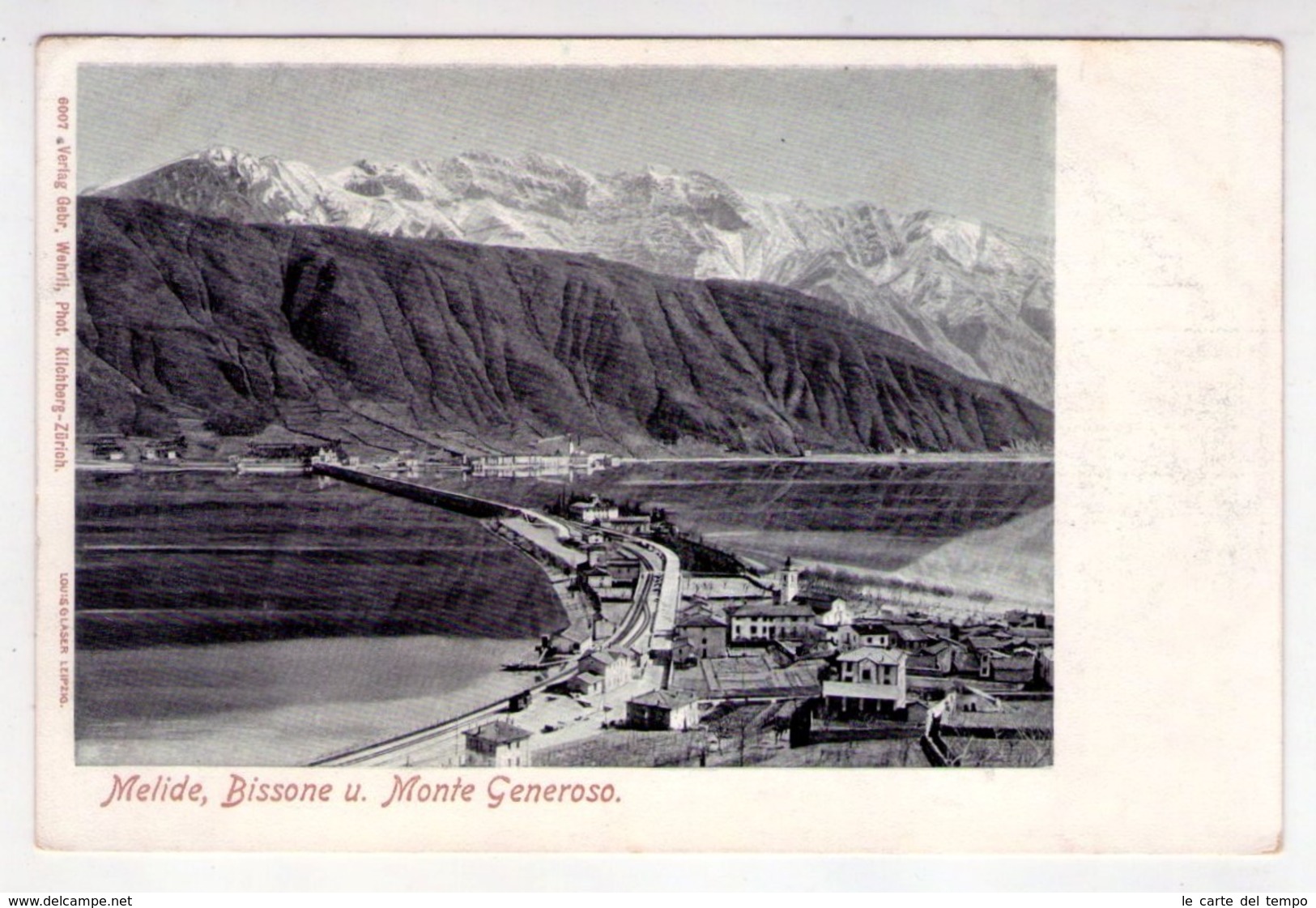 Cartolina/postcard Melide, Bissone U. Monte Generoso. - Bissone