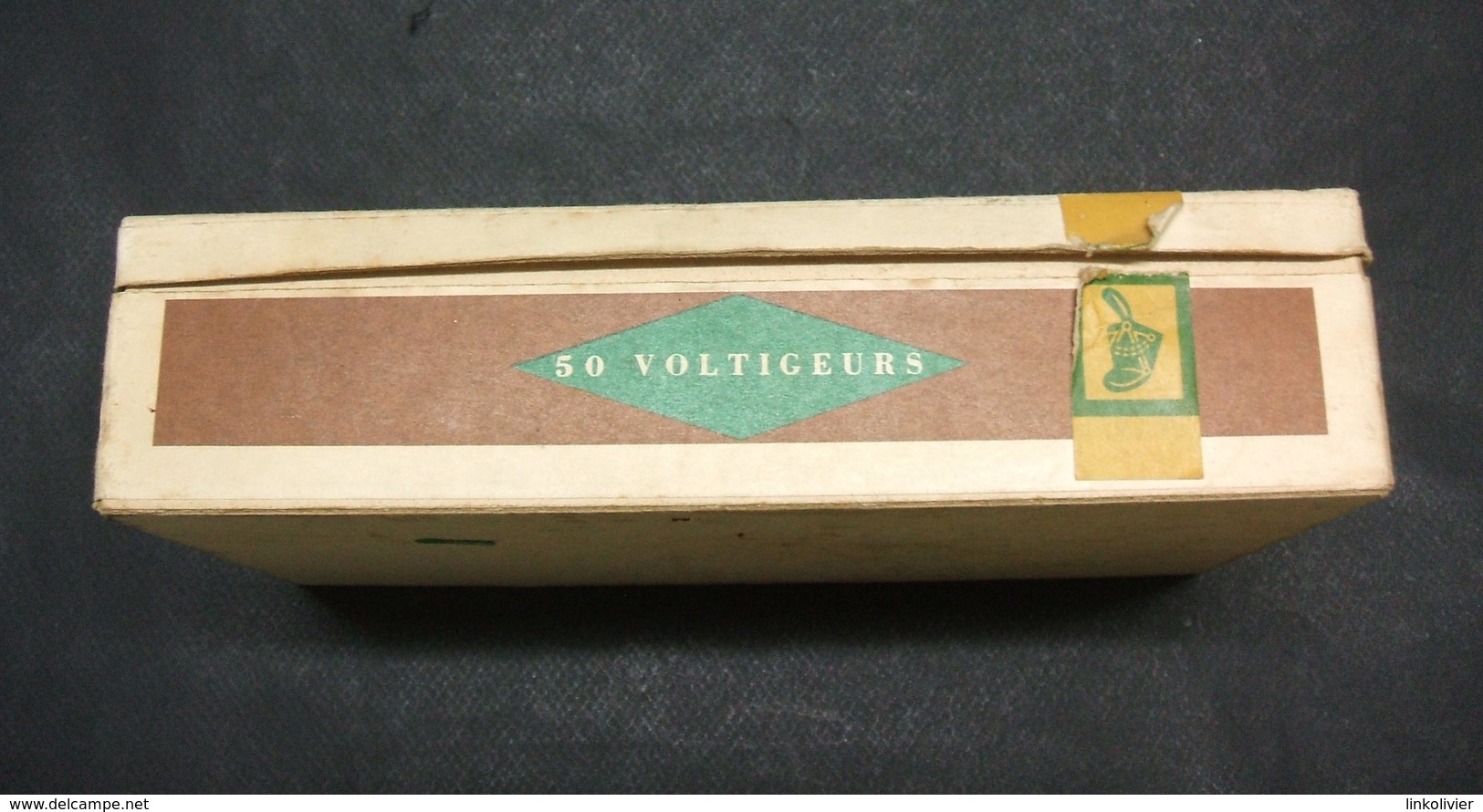 BOITE Carton 50 Cigares Vide VOLTIGEURS - Cigar Cases