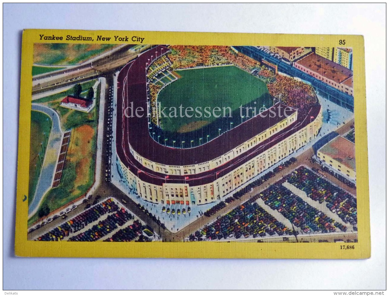 USA NEW YORK CITY YANKEE STADIUM Baseball Old Postcard - Bronx