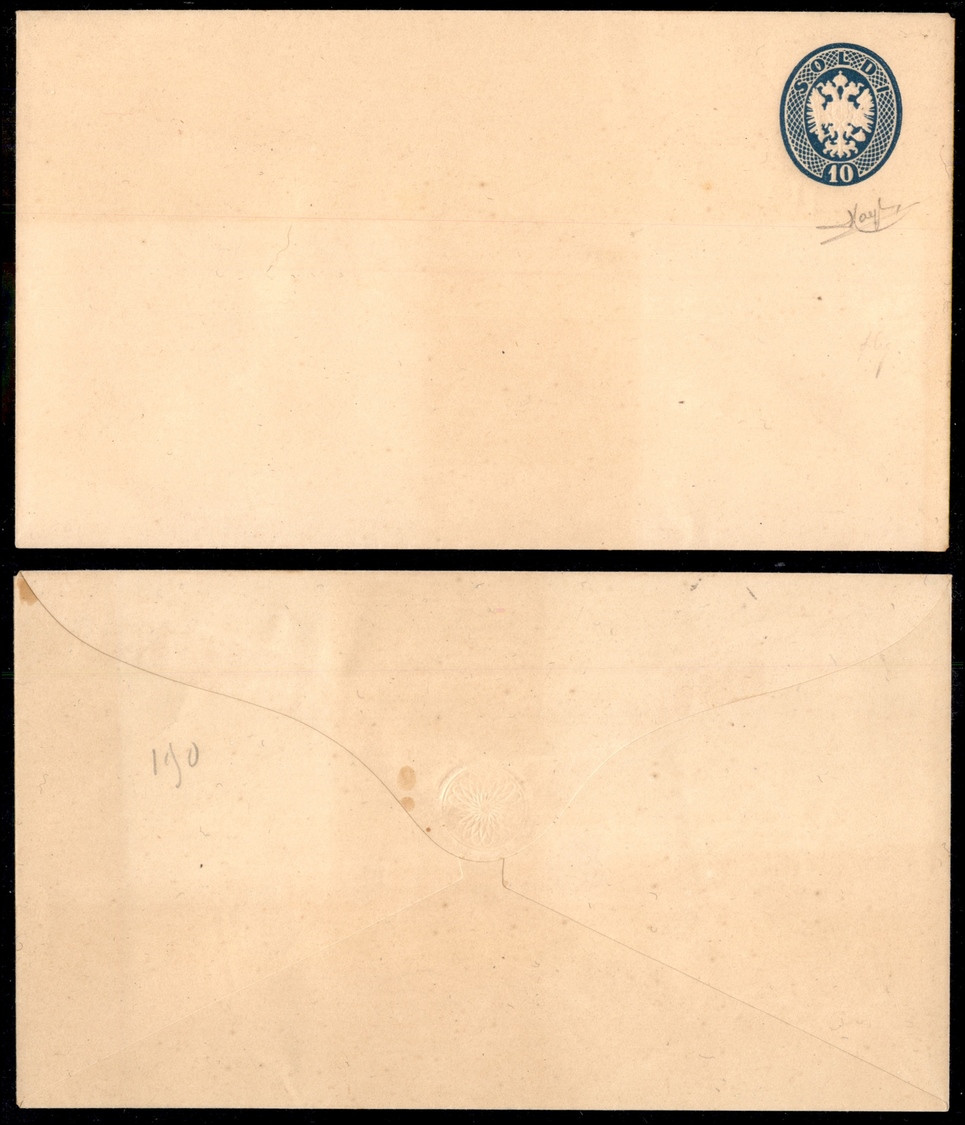 0014 LOMBARDO VENETO - 1864 - Busta Postale Del 10 Soldi (24) - Sorani (200) - Autres & Non Classés