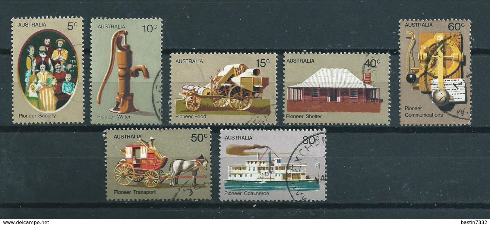 1972 Australia Complete Set First Habitants Used/gebruikt/oblitere - Gebruikt