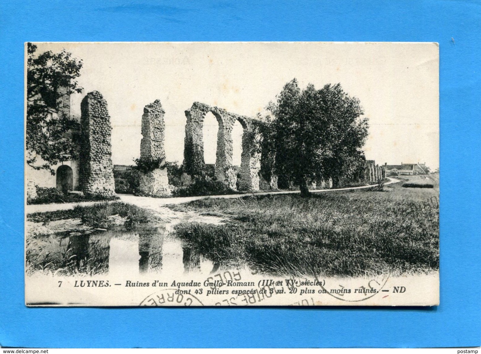 LUYNES-ruines De L'aqueduc Romain--a Voyagé En 1932 édition-Lévyc - Luynes