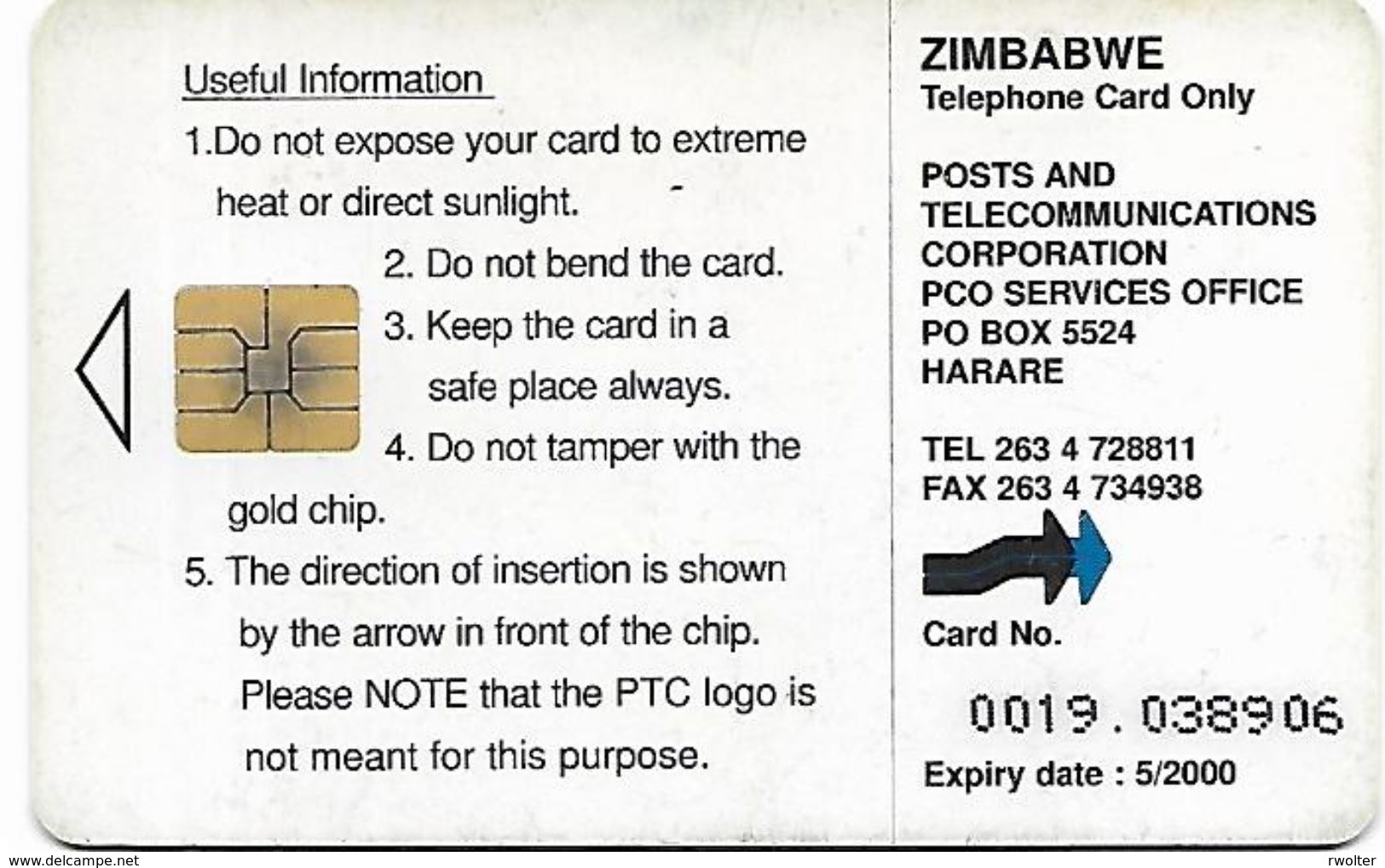 @+ ZImbabwe - Suspended Rocks (05/2000) - 50$ - Ref : ZIM-15 - Zimbabwe