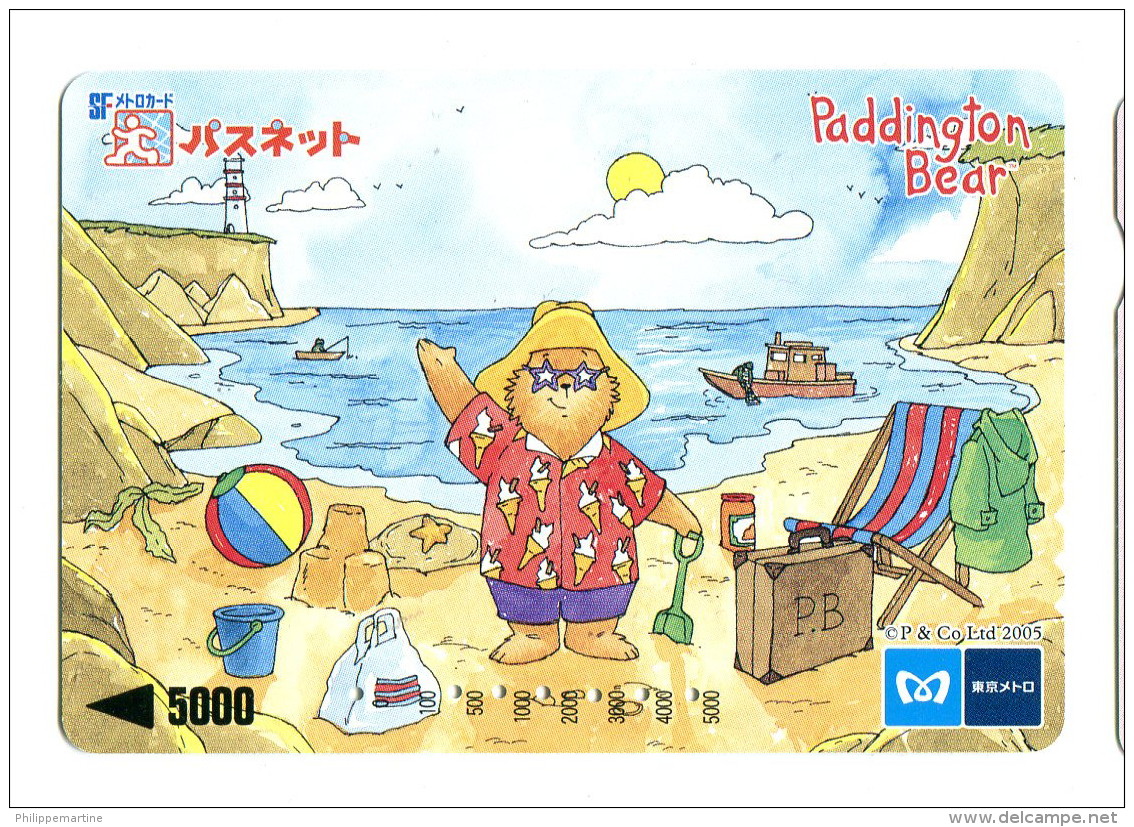 Japon - Titre De Transport SF : Paddington Bear - Monde