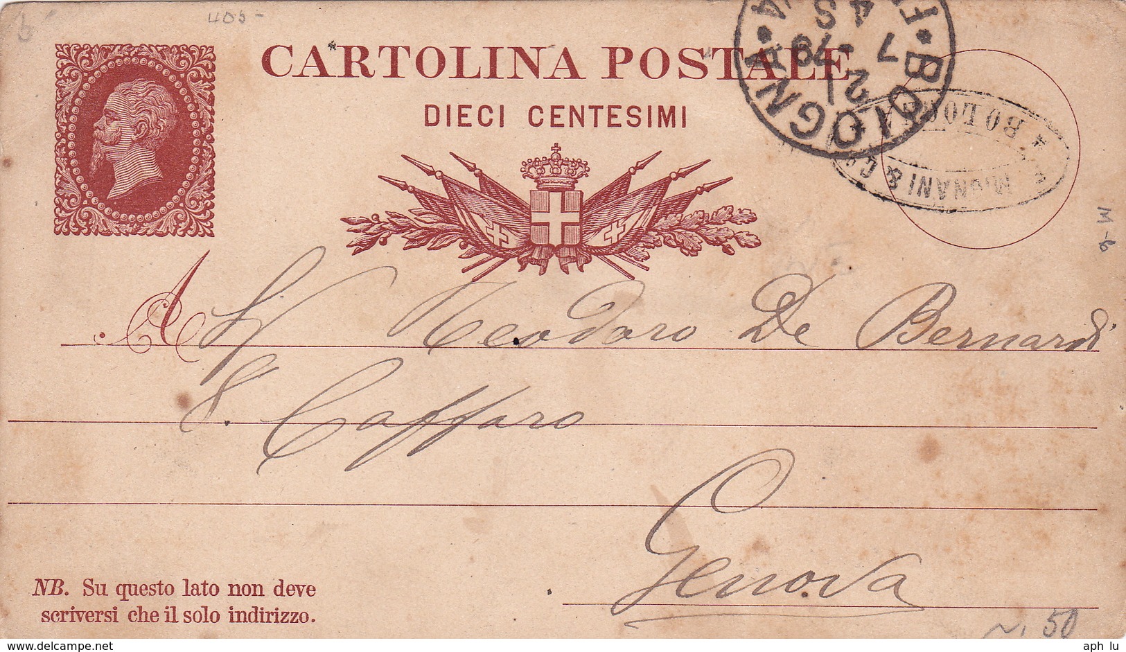 Filagrano C 4 Von Bologna (ak1080) - Interi Postali