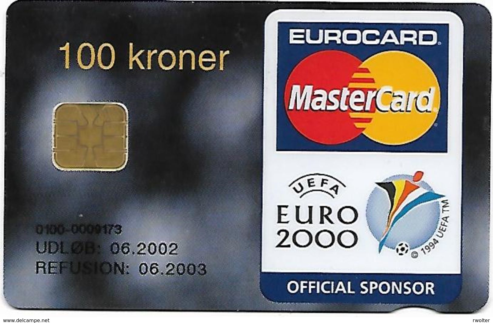 @+ Danemark - Danmont - Euro 2000 - MasterCard - Ref : DD226 - Danemark