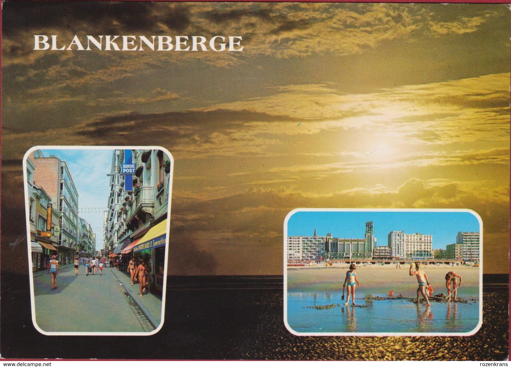 Grote Kaart Grand Format Groeten Uit Blankenberge 1983 - Blankenberge