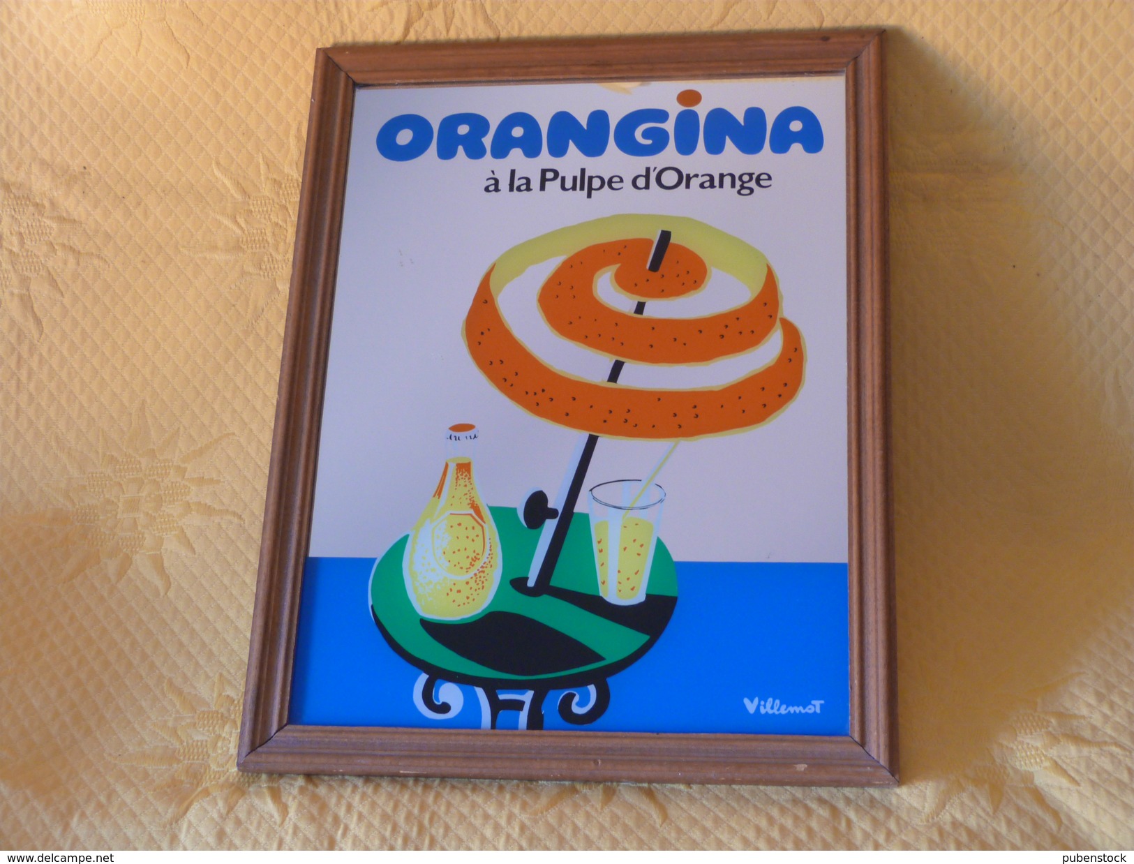 Miroir "ORANGINA" Villemot - Spiegel