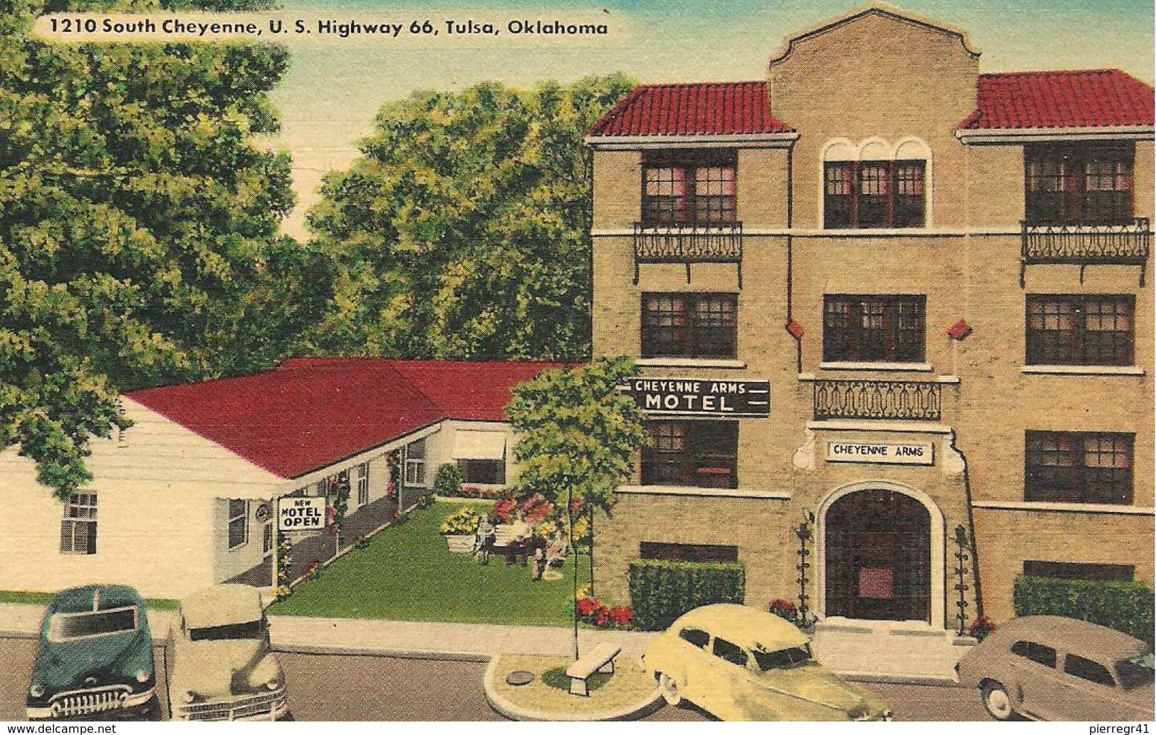 CPA-PUB-1955-USA-TULSA MOTEL CHEYENNE ARMS-TBE - Oklahoma City