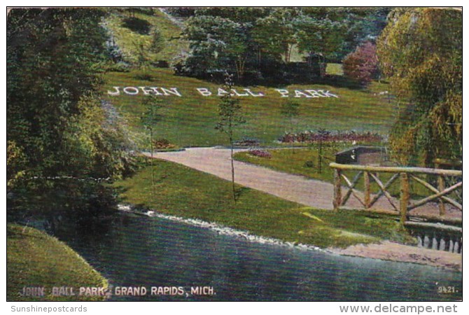 Michigan Grand Rapids Scene In John Ball Park - Grand Rapids