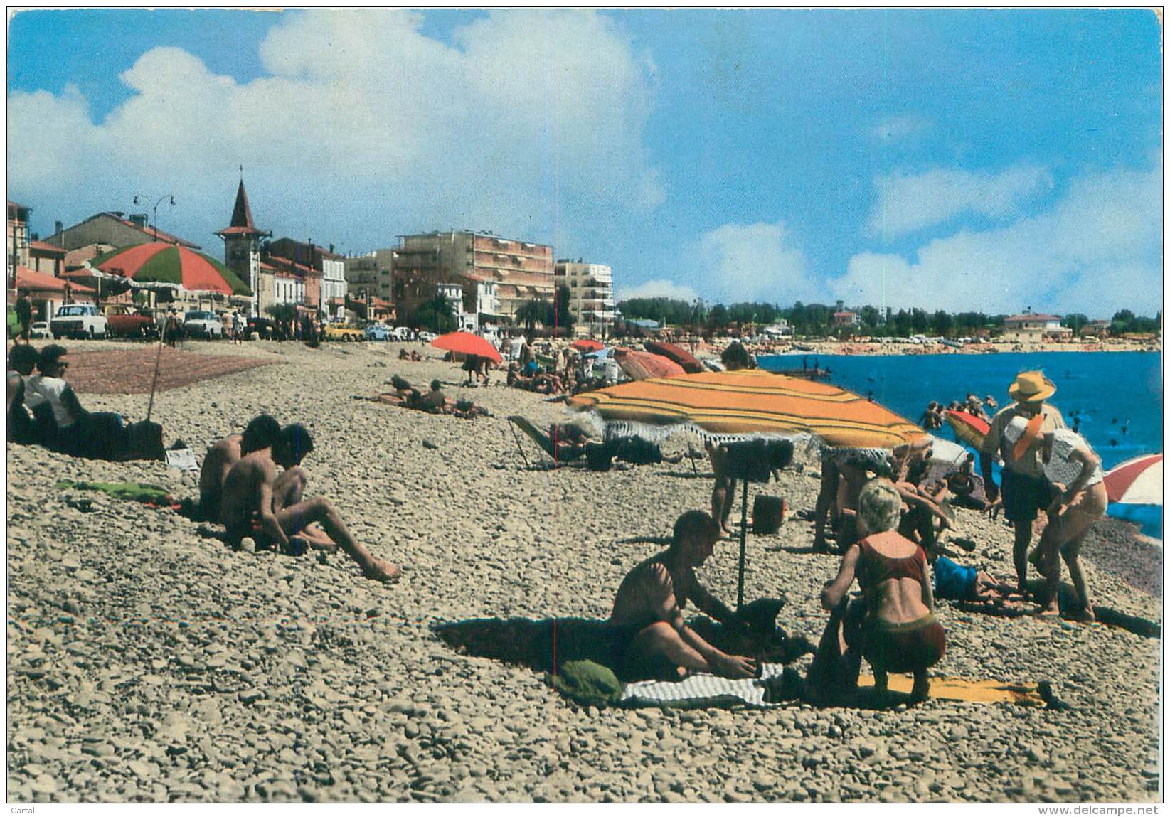 CPM - 06 - CROS-DE-CAGNES - La Plage - Cagnes-sur-Mer