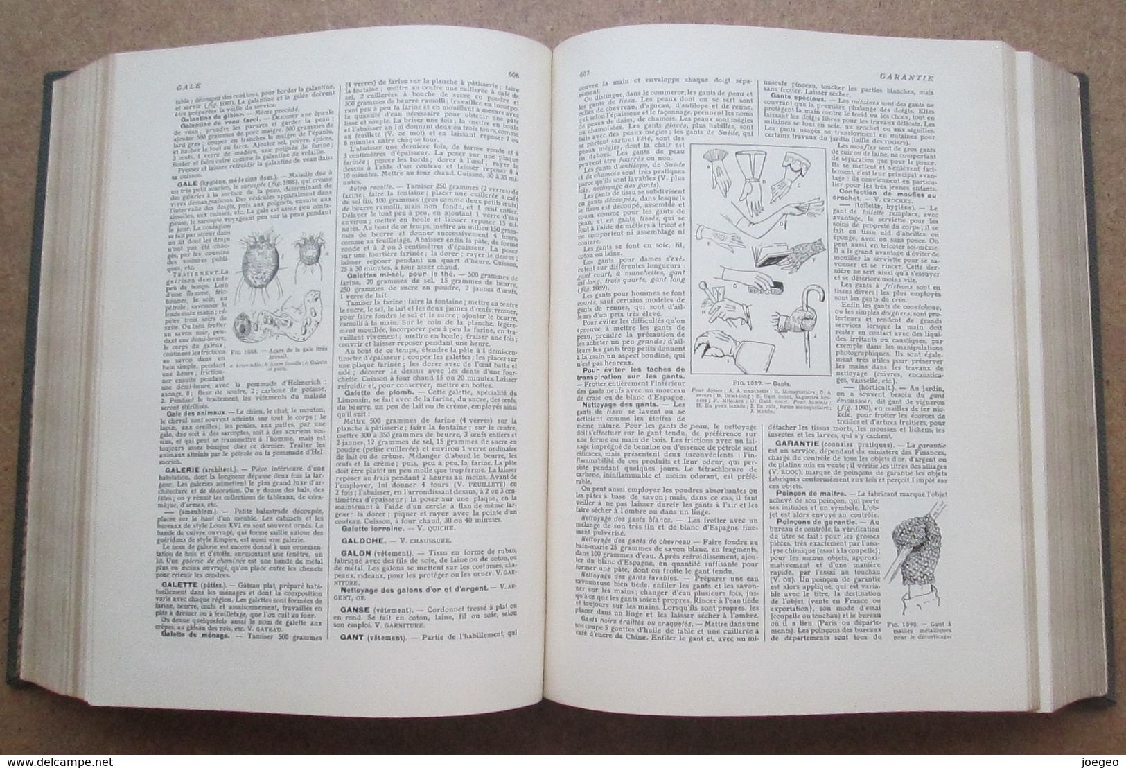 Larousse Ménager - Dictionnaire Illustré de la vie domestique - 1926 (normalement)