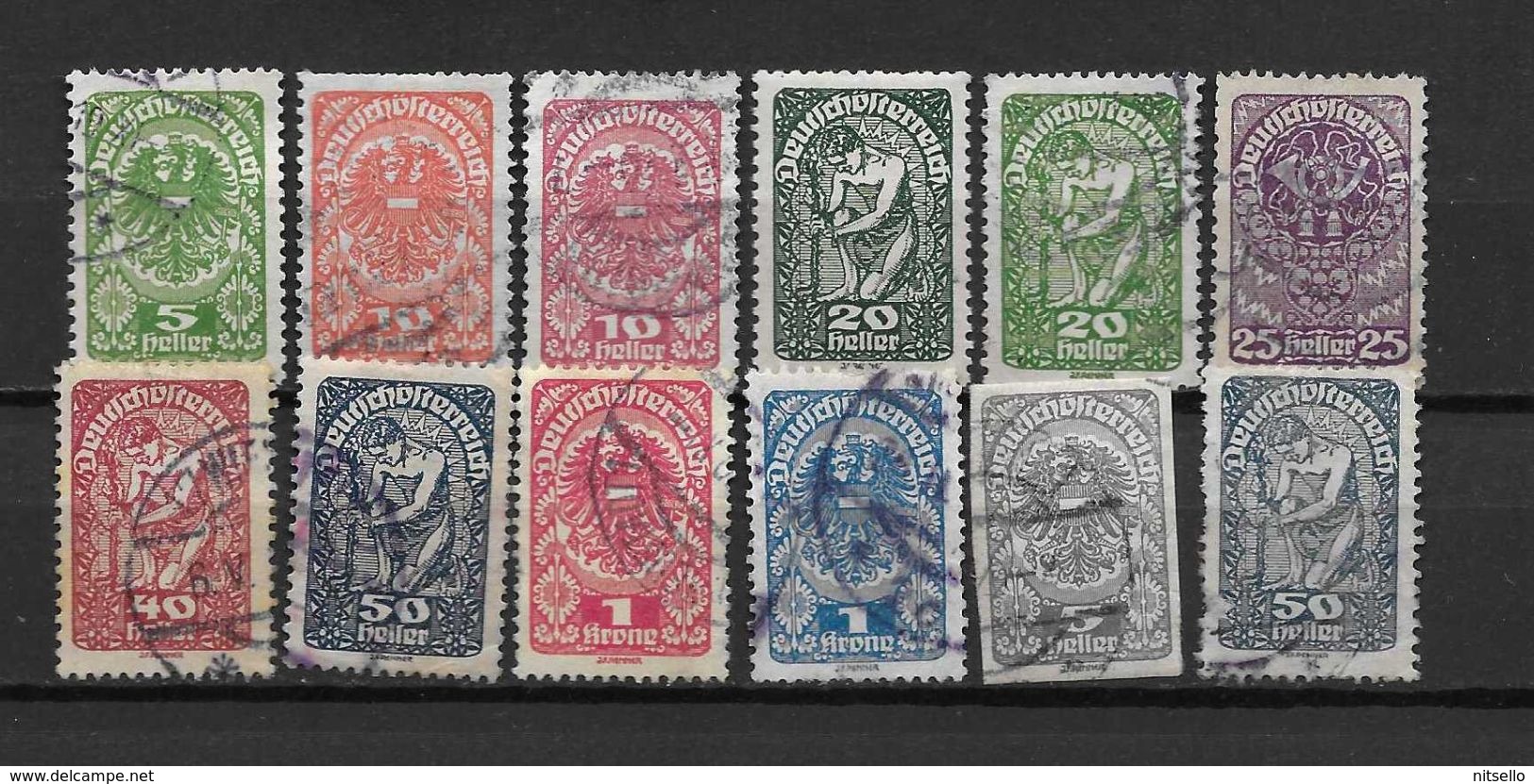 LOTE 1430    ////   AUTRIA  1919    YVERT Nº:  LOTE       ¡¡¡¡¡¡¡ LIQUIDATION !!!!!! - Used Stamps