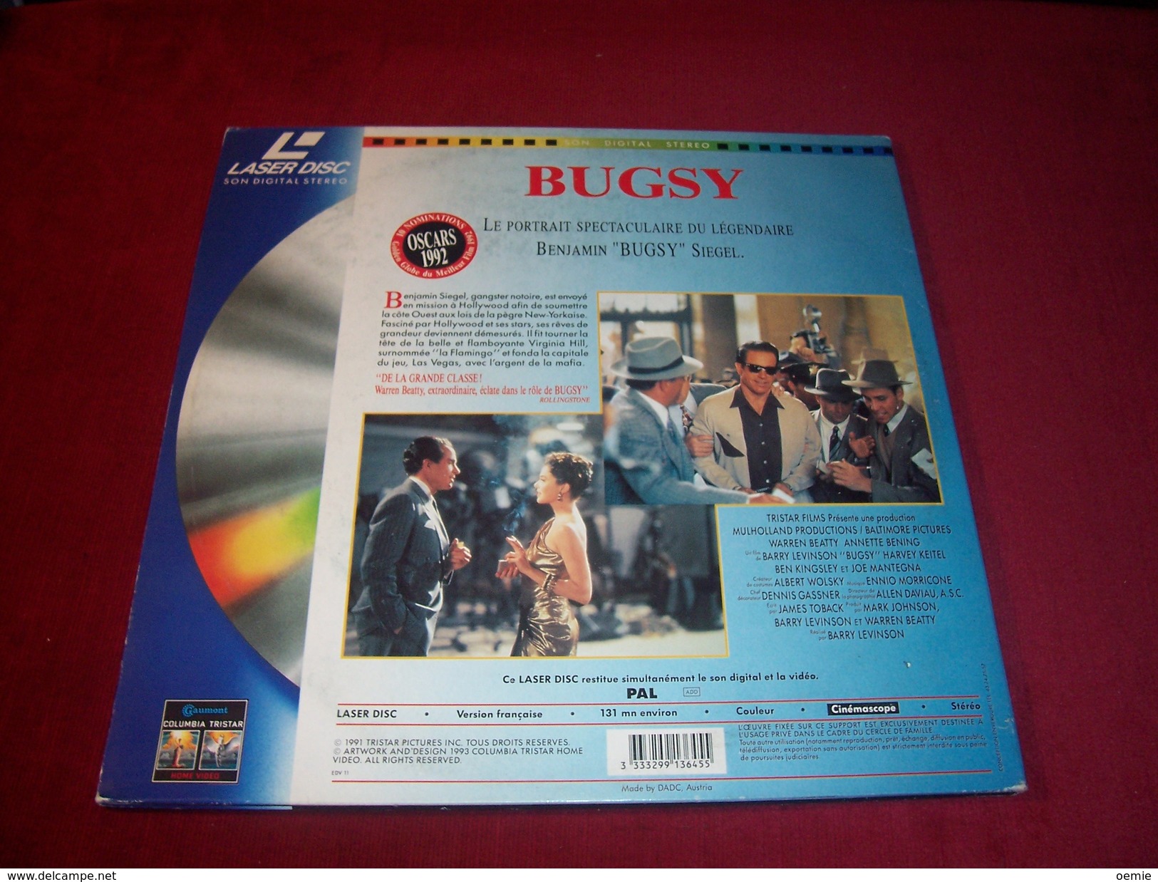 Laserdisc  //  Bugsy  Oscar 1992 - Other Formats