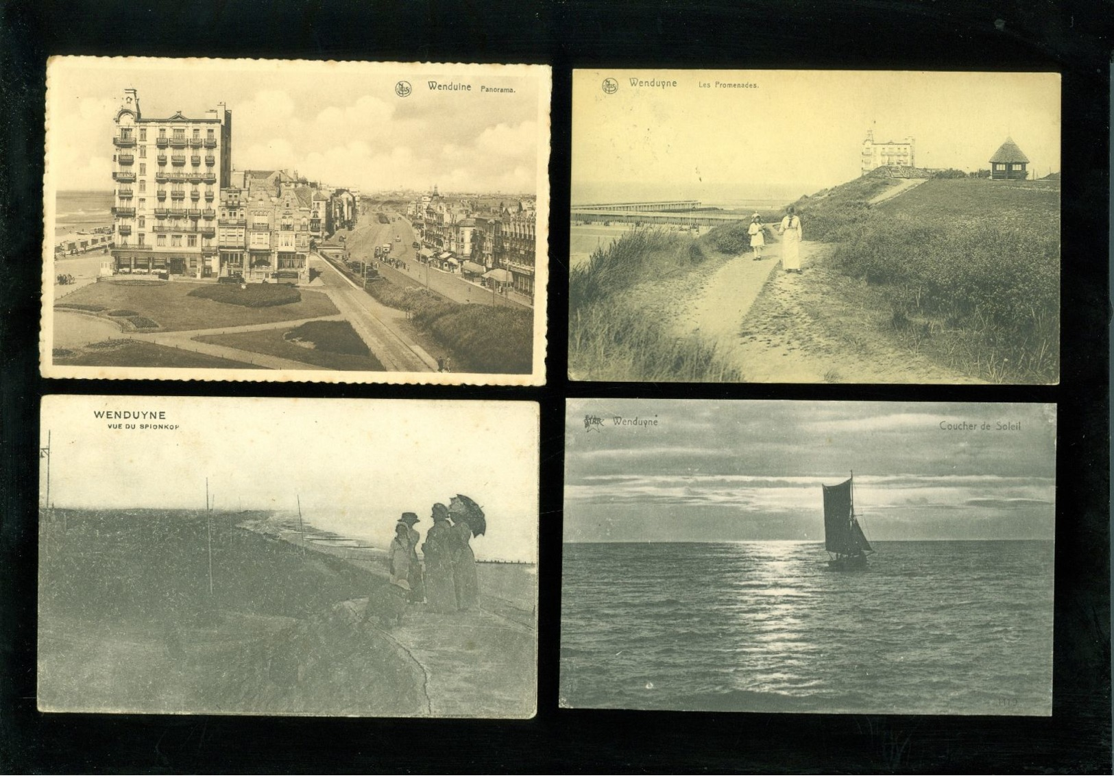 Beau lot de 40 cartes postales de Belgique Wenduyne la côte      Mooi lot van 40 postkaarten van België  Wenduine  kust