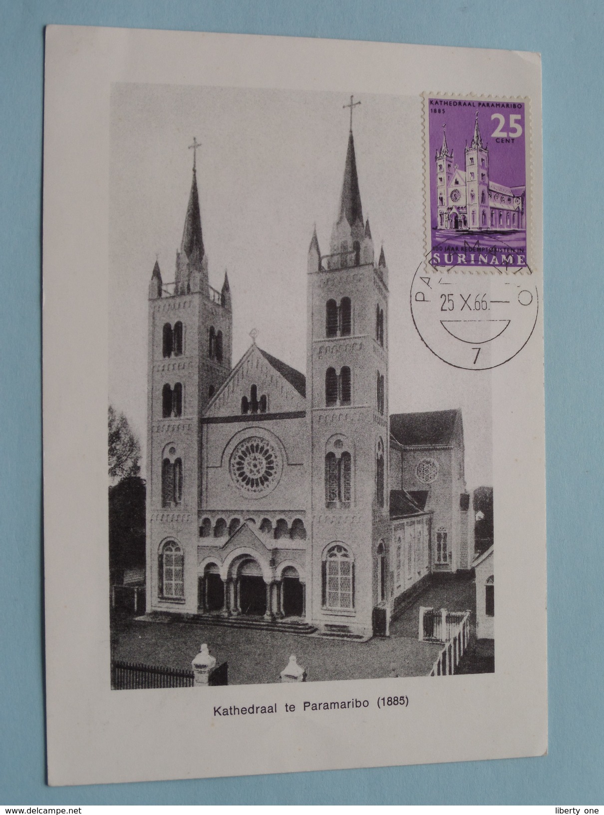 Kathedraal Te PARAMARIBO ( 1885 ) 1966 ( Zie Foto ) ! - Suriname