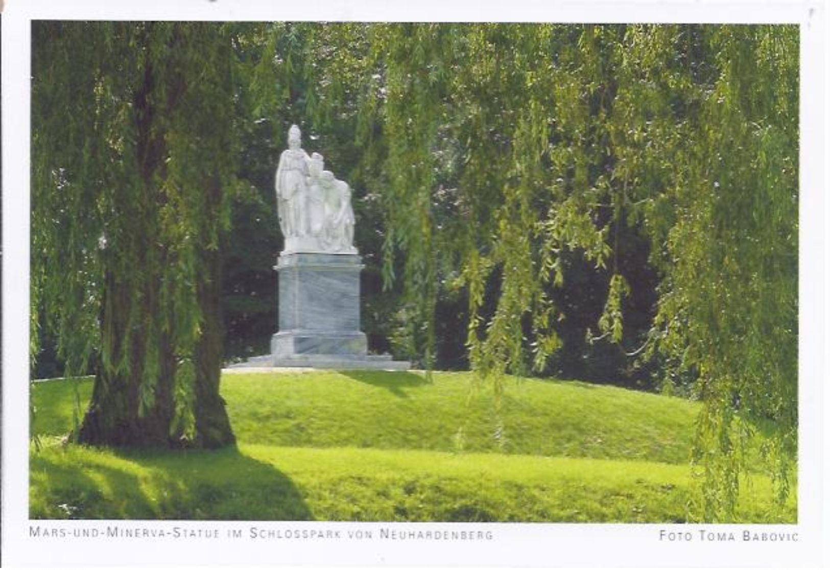 Künstler Fotokarte - Mars Und Minerva Statue Im Schlosspark Von Neuhardenberg  -    Foto Towa Basovic   **19950-118** - Neuhardenberg