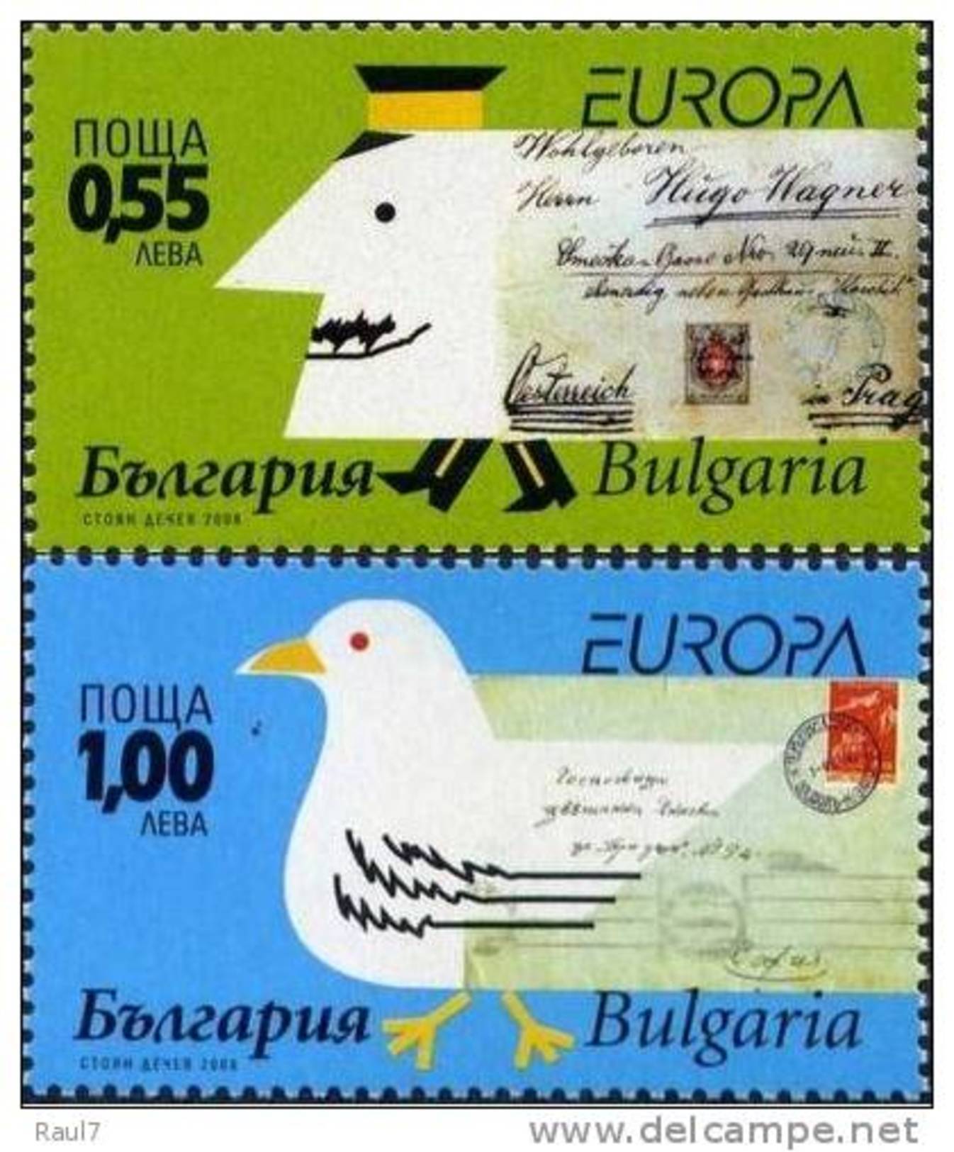 EUROPA -CEPT 2008 BULGARIE 2V NEUFS **(BULGARIA 2008  SET OF 2 MNH) - 2008