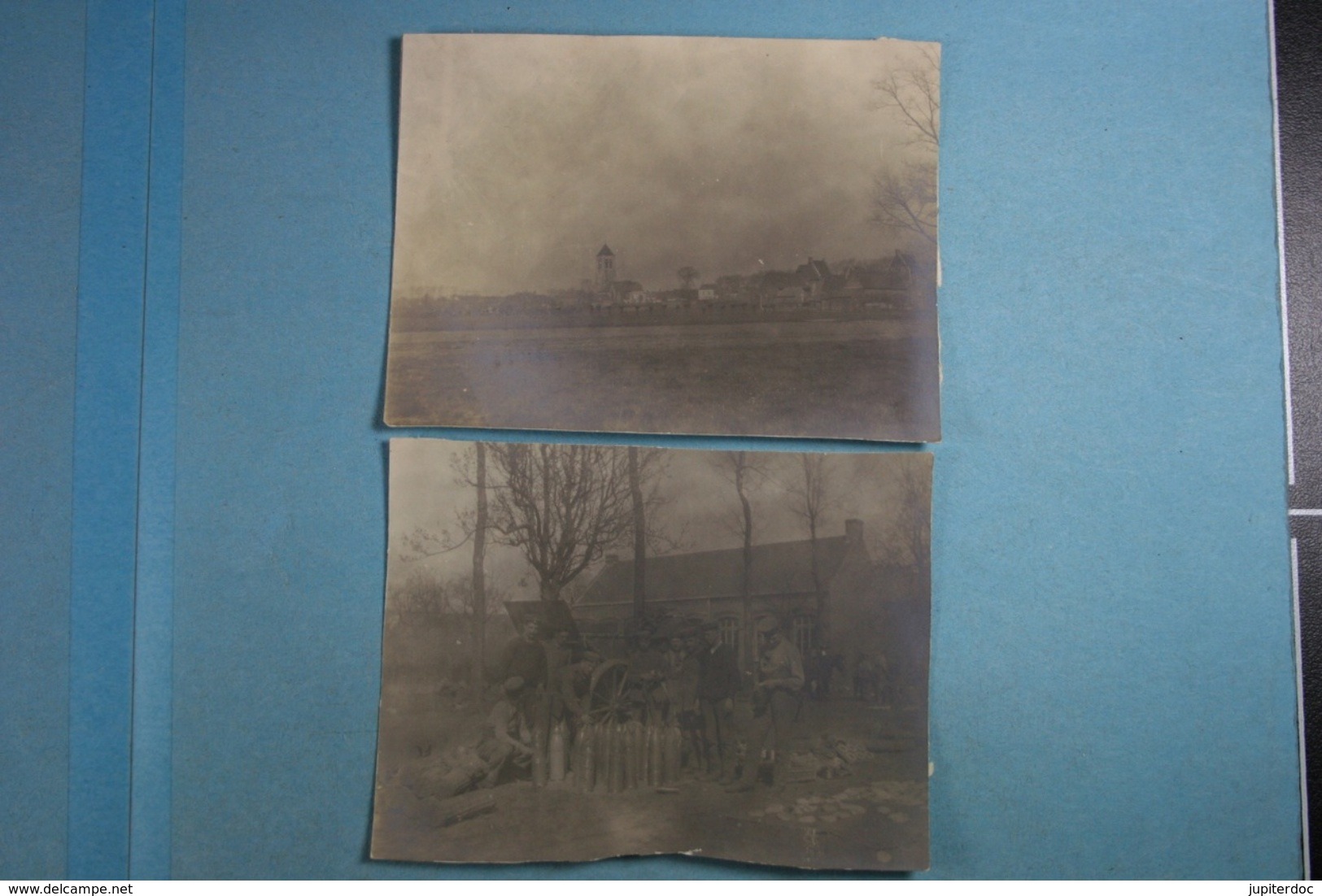 4 Photos De Flers D'un Soldat Allemand En 1915 Et La Lettre Qui Les Accompagnait - Guerre, Militaire
