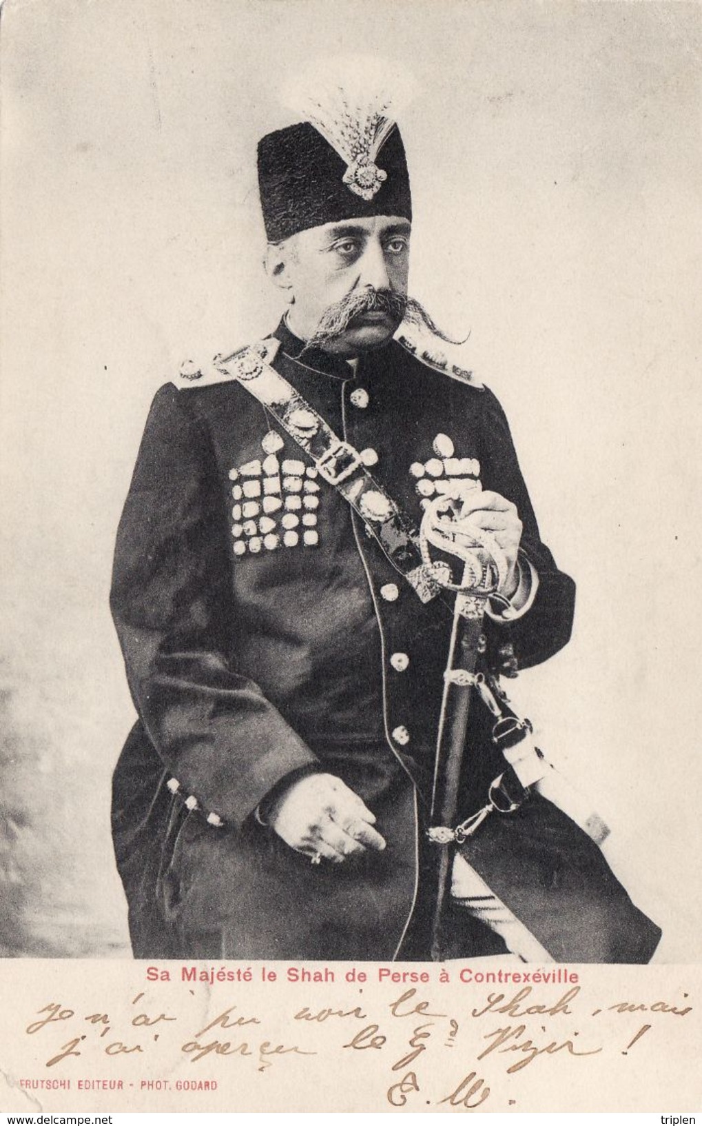 Sa Majesté Le Shah De Perse à Contrexéville - Contrexeville