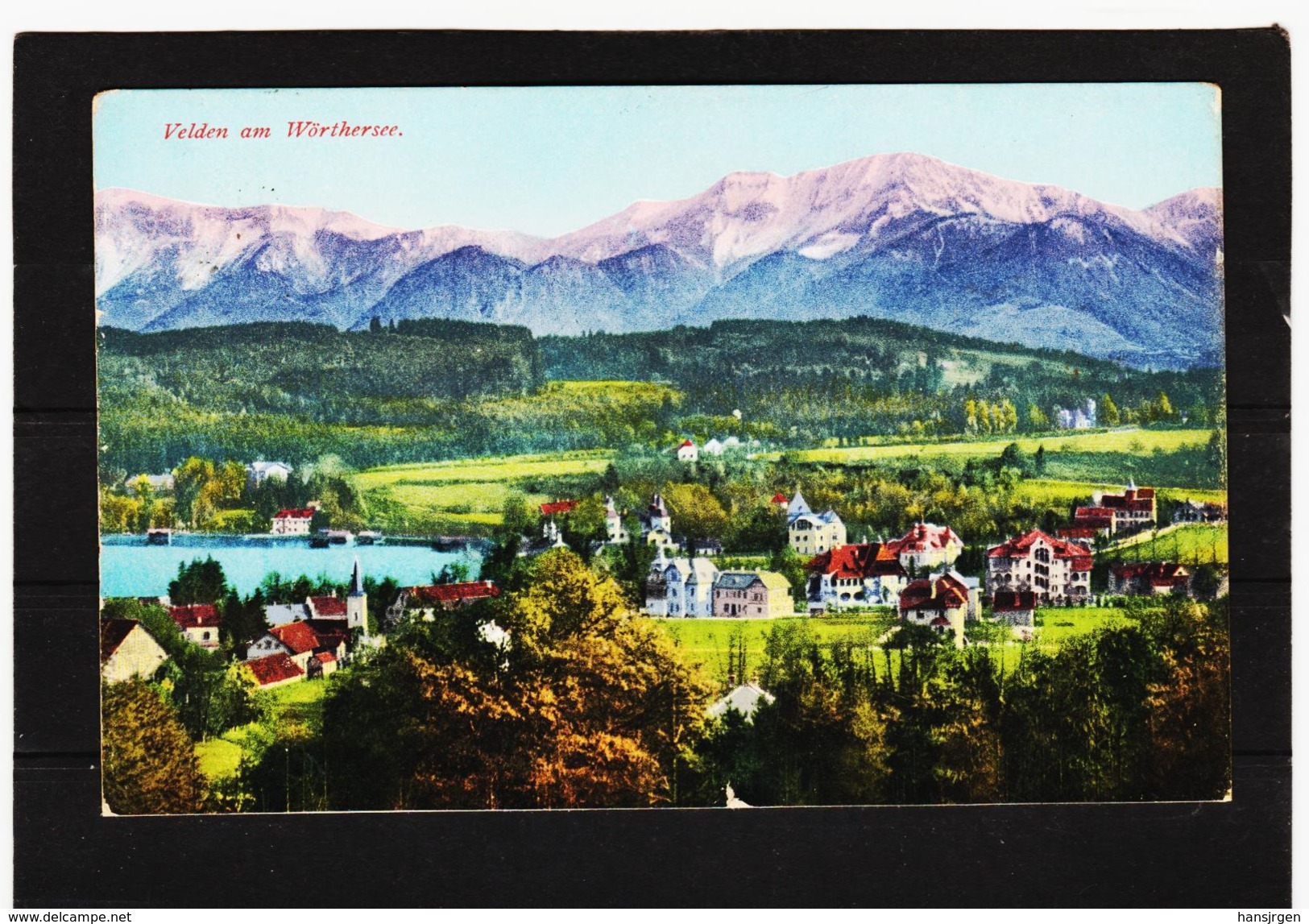 LKW206  POSTKARTE JAHR 1911 VELDEN Am WÖRTHERSEE GEBRAUCHT SIEHE ABBILDUNG - Velden