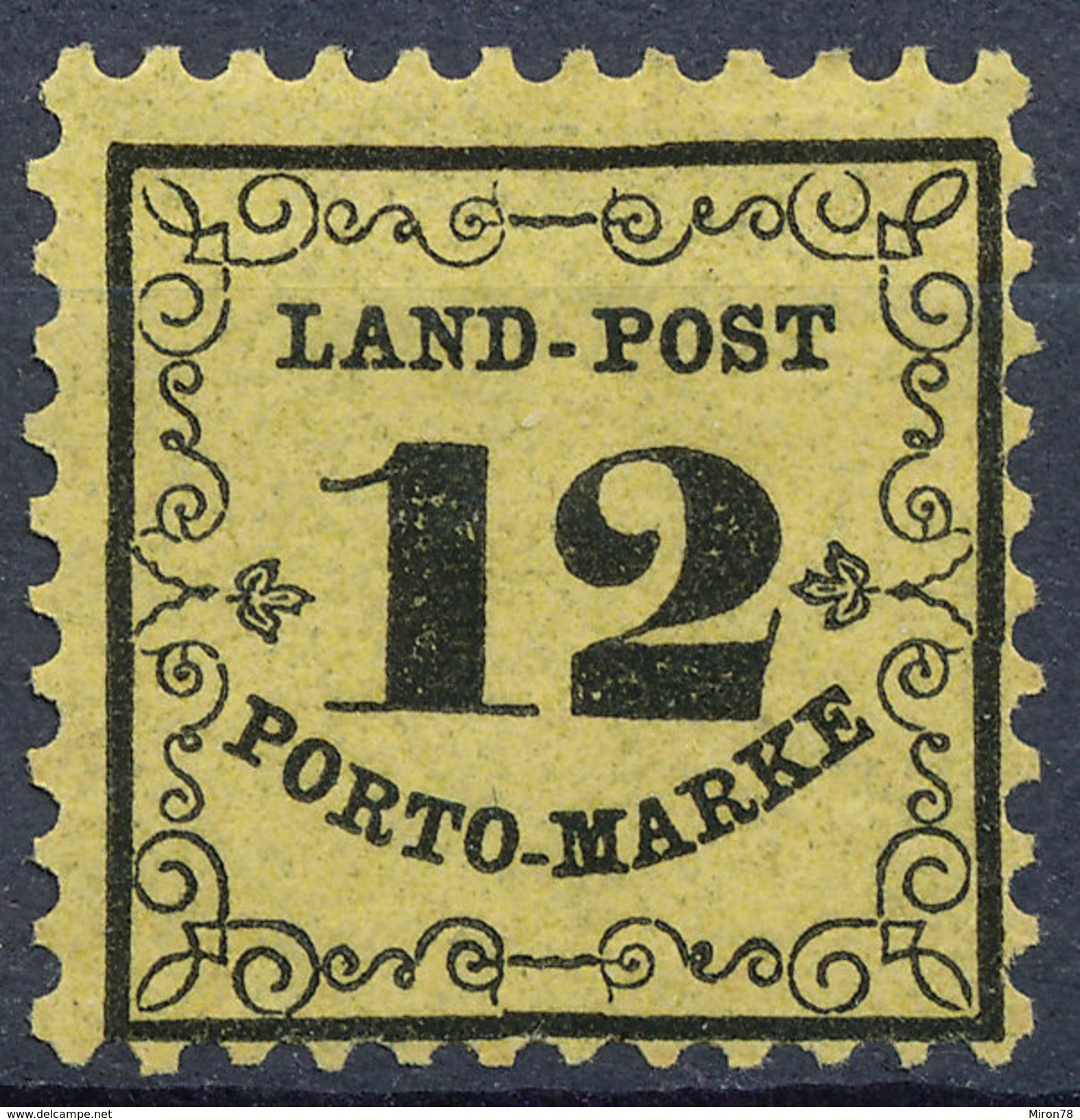 Stamp Baden 1862 12kr  Mint Lot#8 - Nuevos