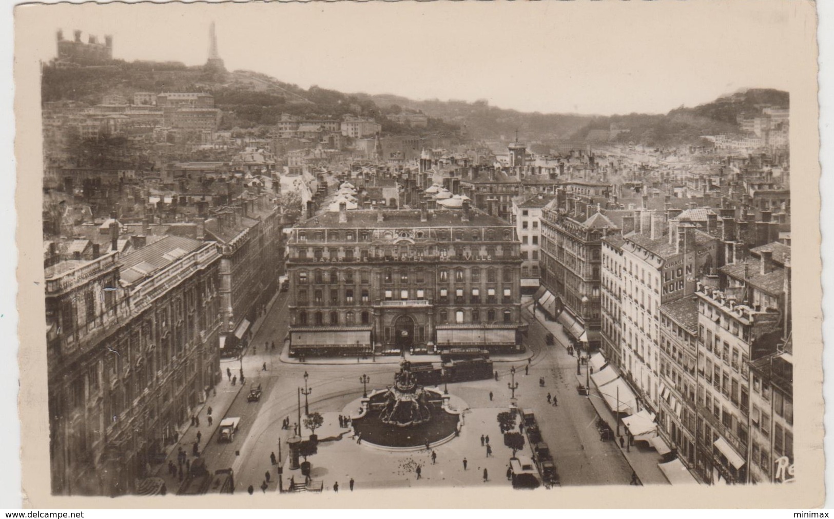 Carte Photo - Thizy Et Bourg-de-Thizy - Panorama - 1950 - Thizy