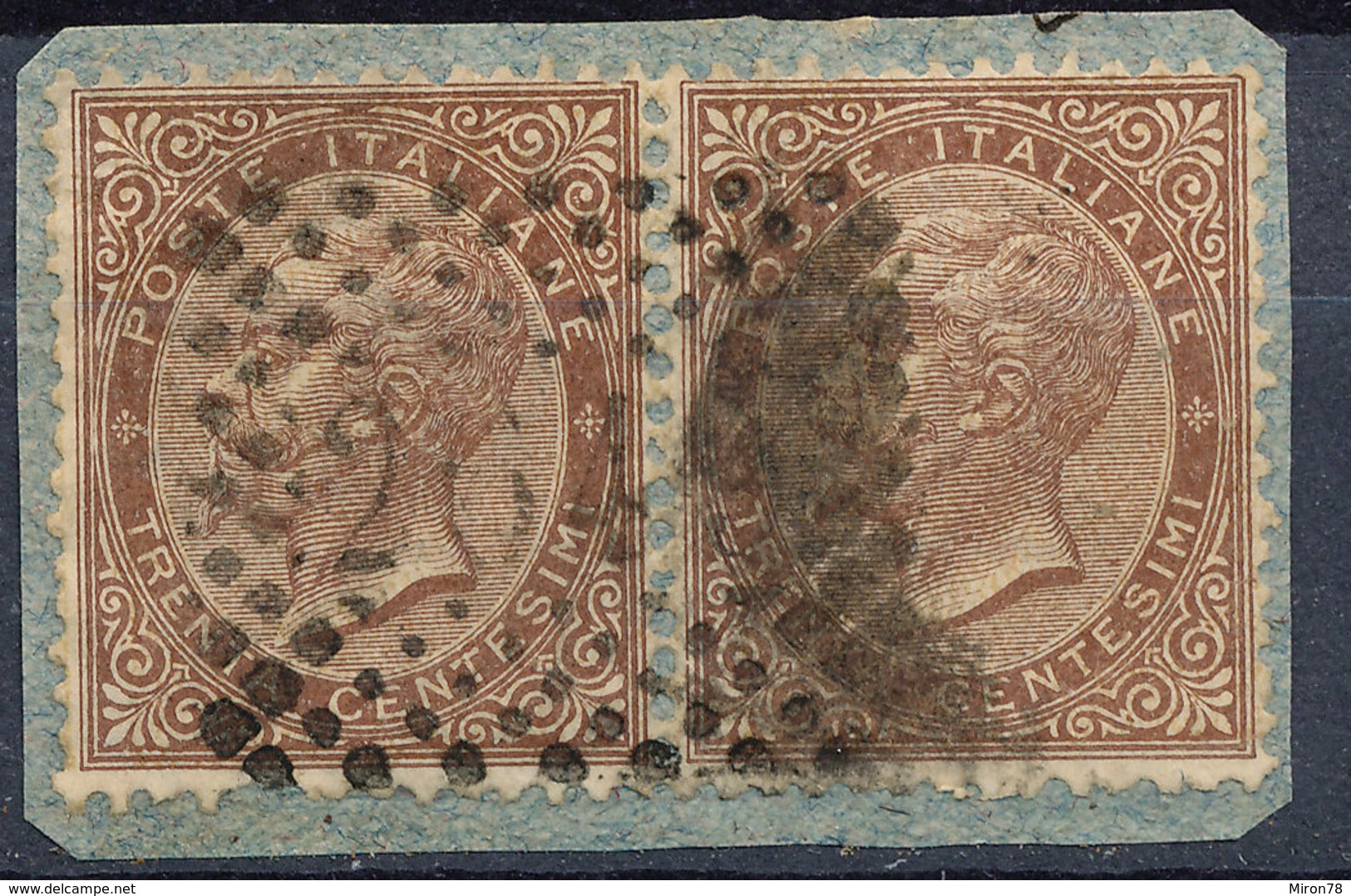 Stamp Italy 1863 Used Lot#14 - Used