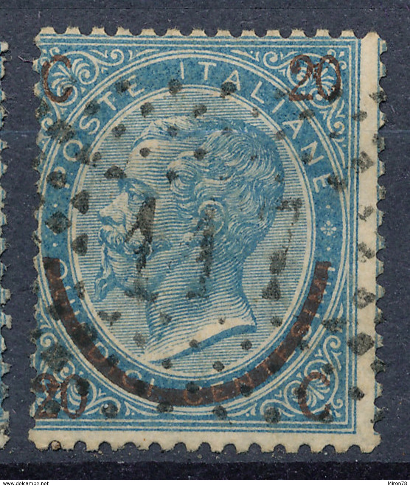 Stamp Italy 1865 Used Lot#23 - Used