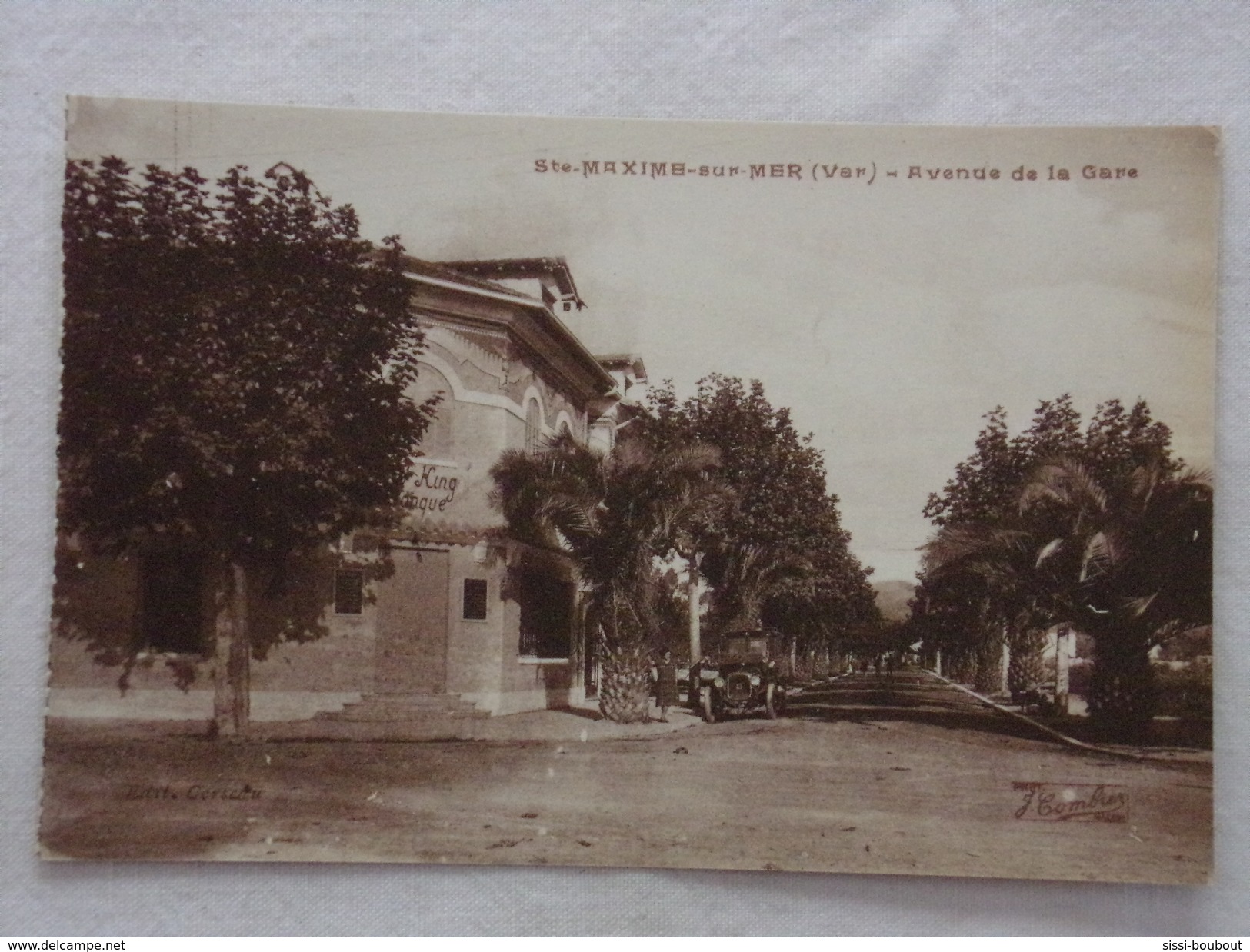 SAINTE-MAXIME-SUR-MER - Avenue De La Gare - CPA - CP - Carte Postale - Sainte-Maxime