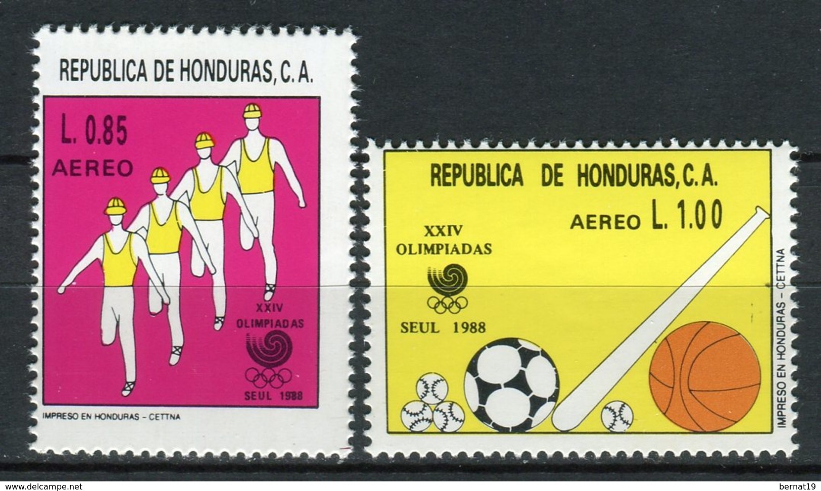 Honduras 1988. Yvert A 727-28 ** MNH. - Honduras