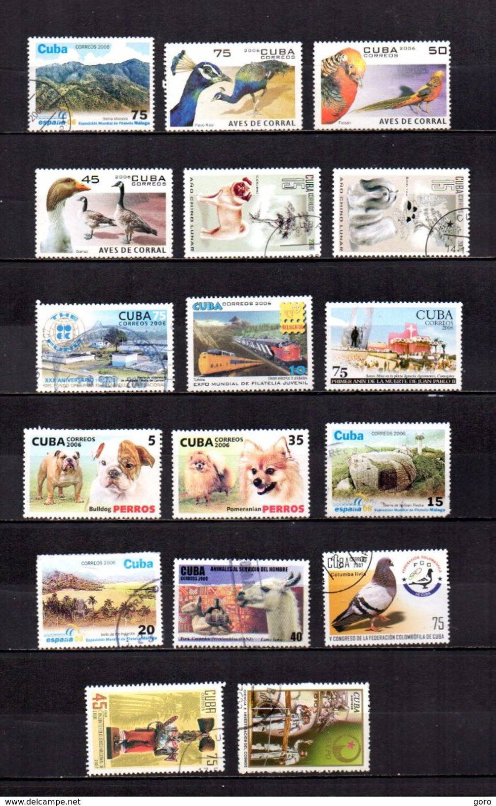 Cuba   2006-07  .-   Y&T  Nº   17  Sellos - Used Stamps