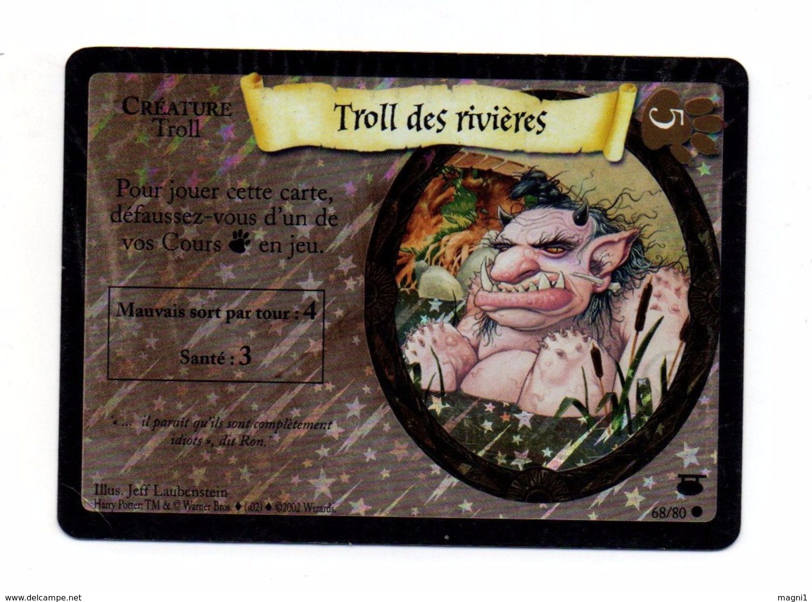 Harry Potter N° 68/80 - Troll Des Rivières - Harry Potter