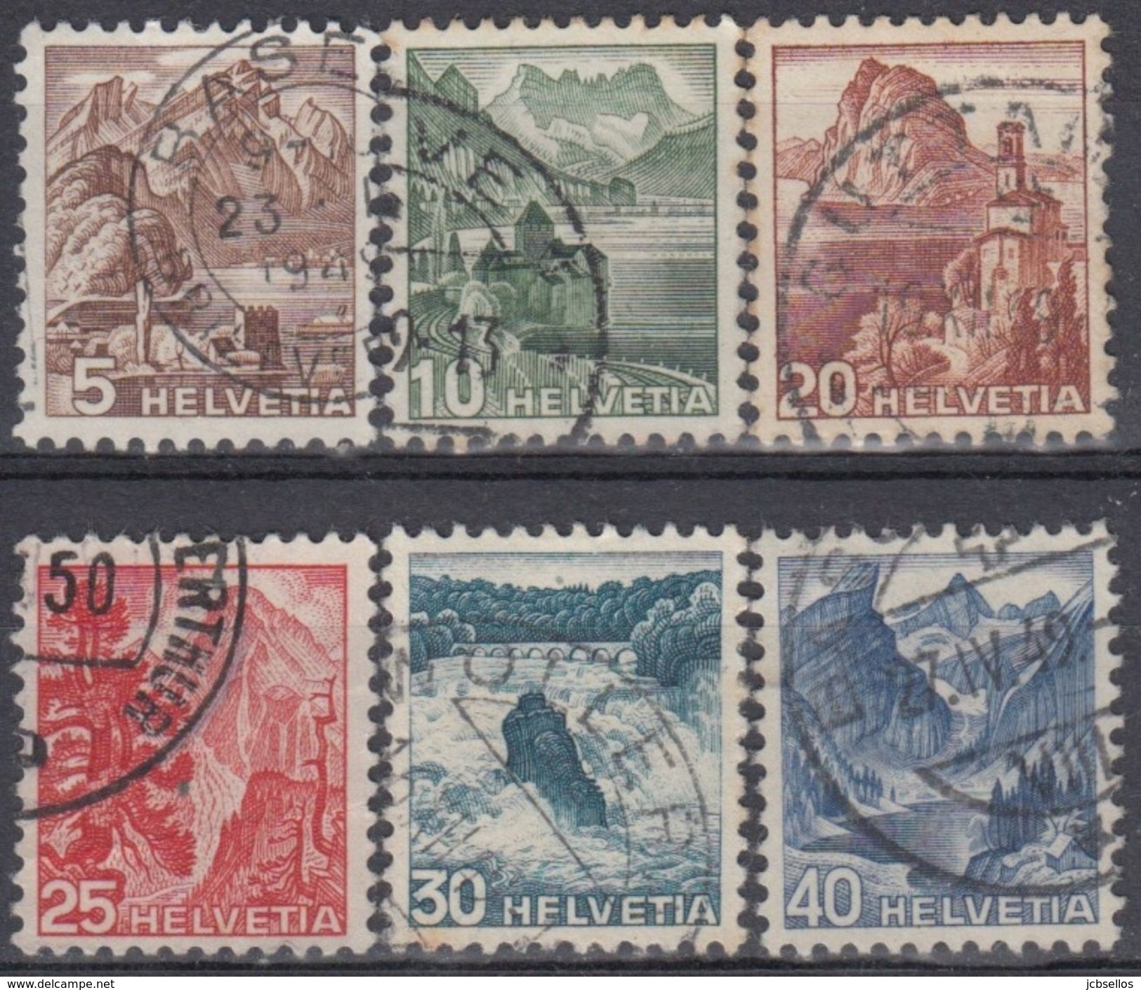 SUIZA 1948 Nº 461/66 USADO - Usados