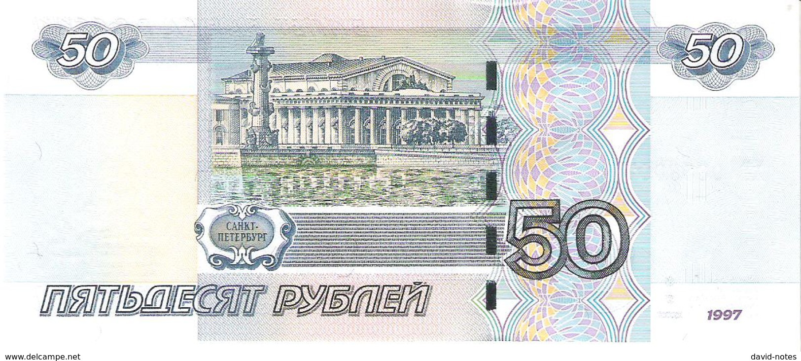 Russia - Pick 269c - 50 Rubles 1997 - 2004 - Unc - Russie