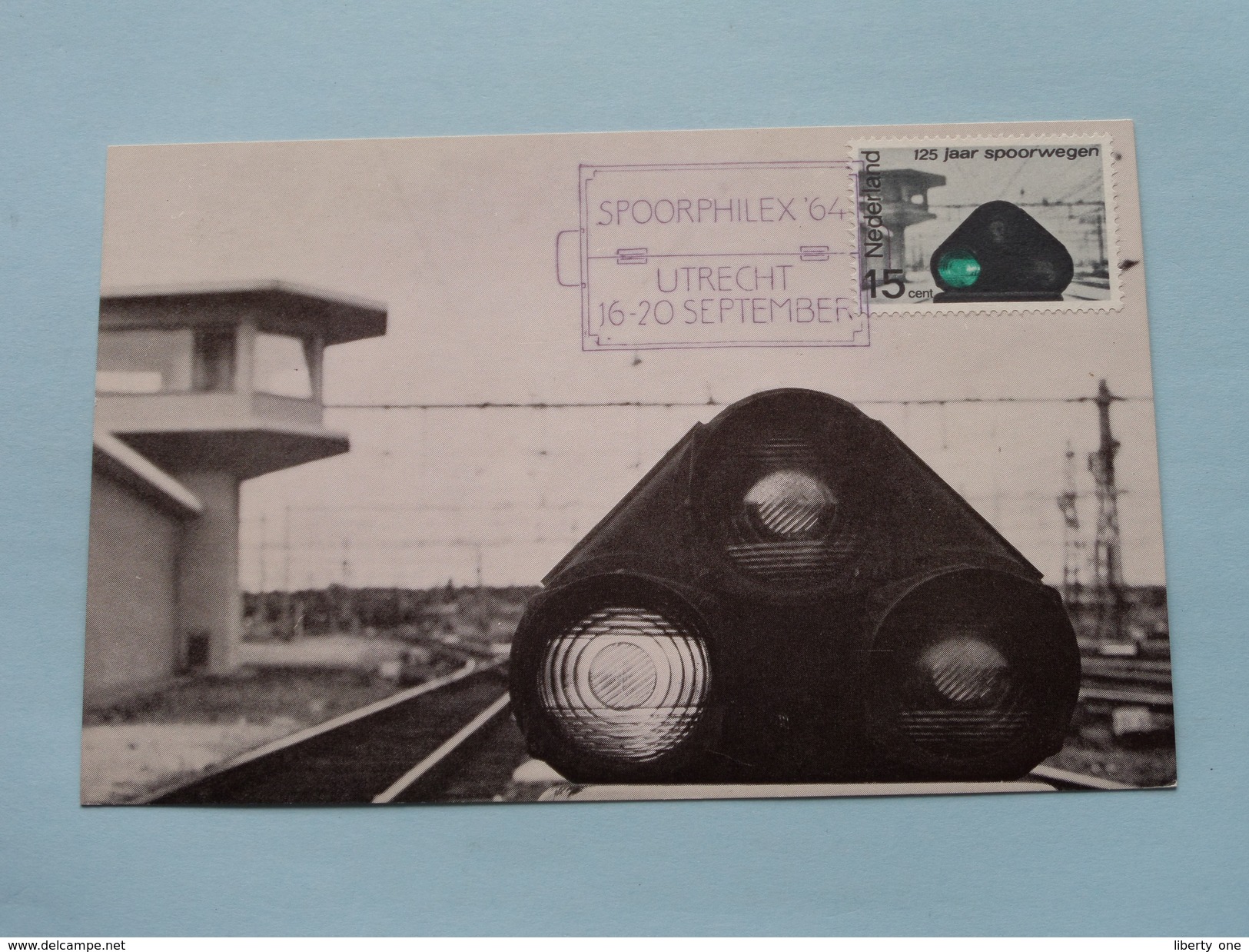 Station AMERSFOORT - Lichtsein 144 /SPOORPHILEX - 1964 ( Zie Foto ) ! - Cartes-Maximum (CM)