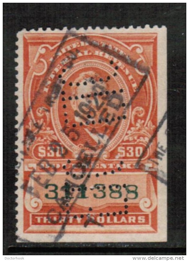 U.S.A.  Scott # R 246 VF USED - Revenues