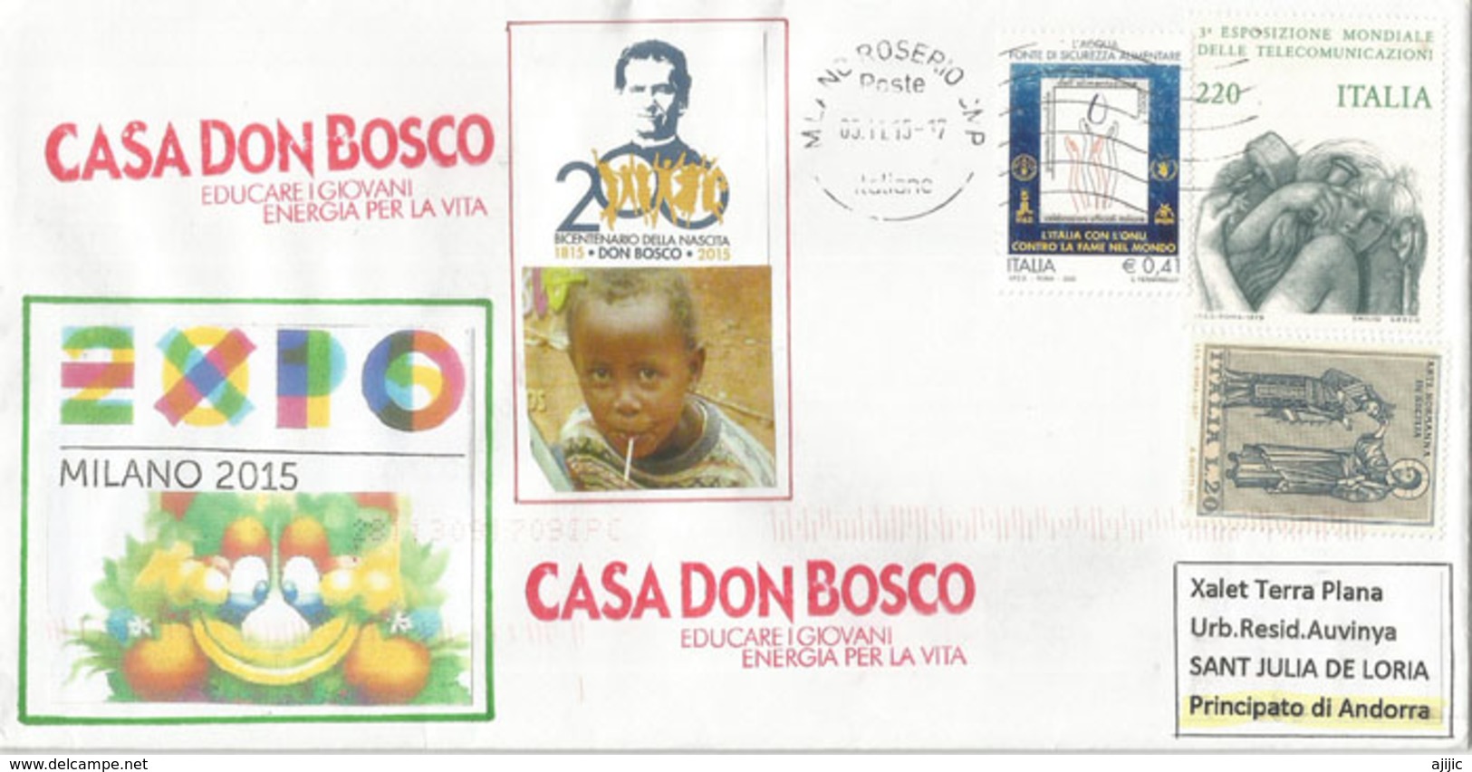 Saint Jean Bosco, CASA DON BOSCO "Feeding The Planet", Padiglione Della Famiglia Salesiana A Milano. - Contre La Faim