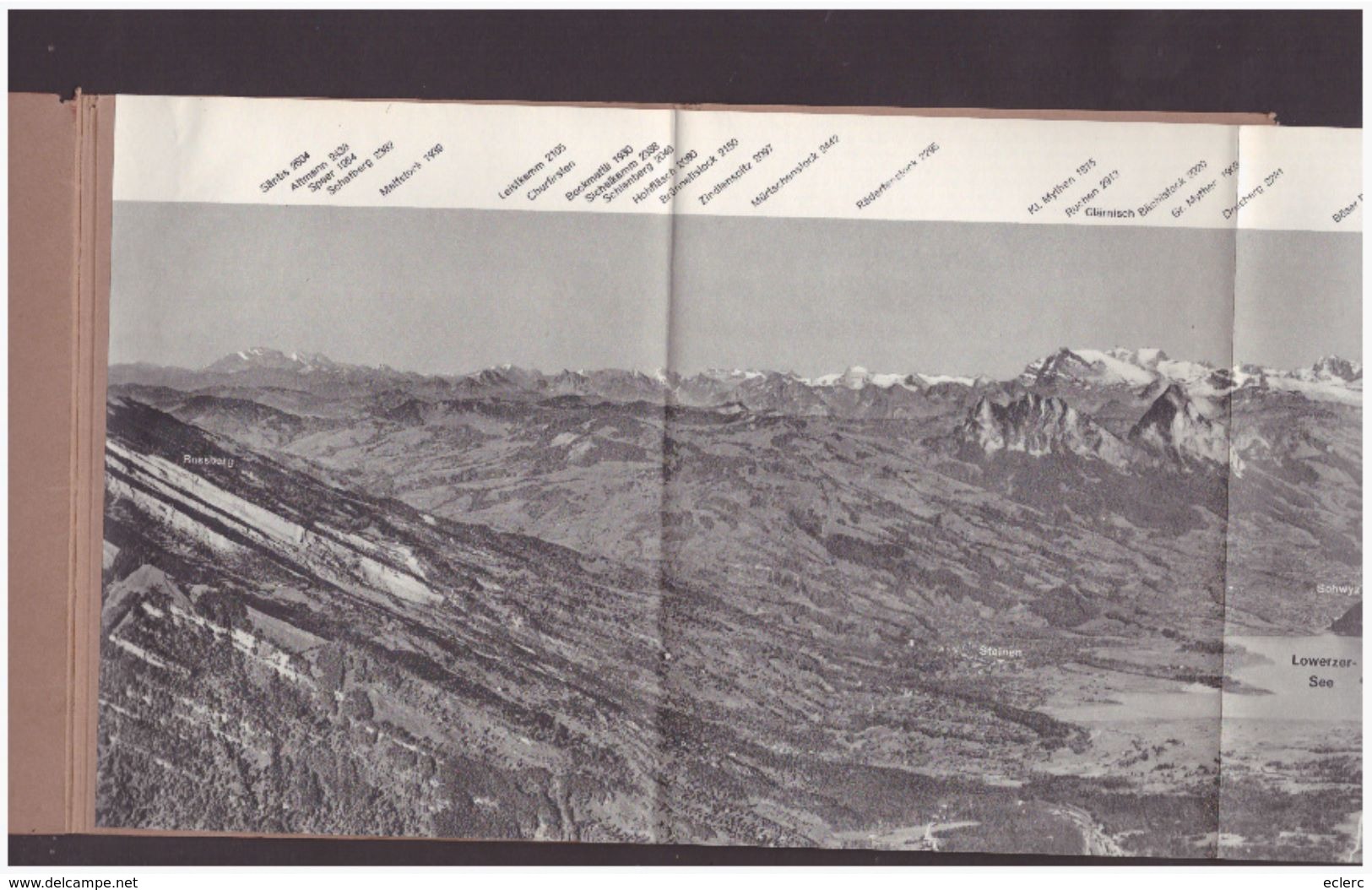 SCHWYZ SUISSE - PANORAMA DU RIGI - DEPLIANT 11 VOLETS - TB - Cuadernillos Turísticos