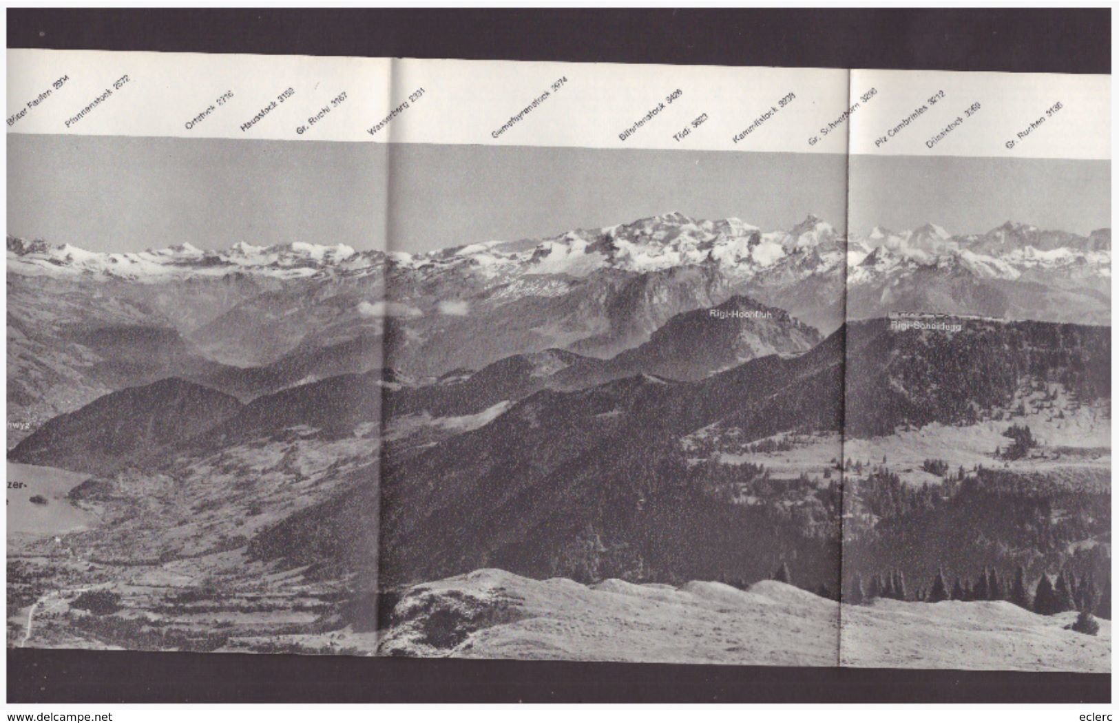 SCHWYZ SUISSE - PANORAMA DU RIGI - DEPLIANT 11 VOLETS - TB - Reiseprospekte