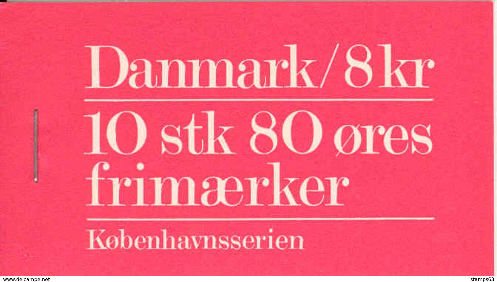 DENMARK, 1976, Facit HS 18, Copenhagen,  Mi 618 - Booklets