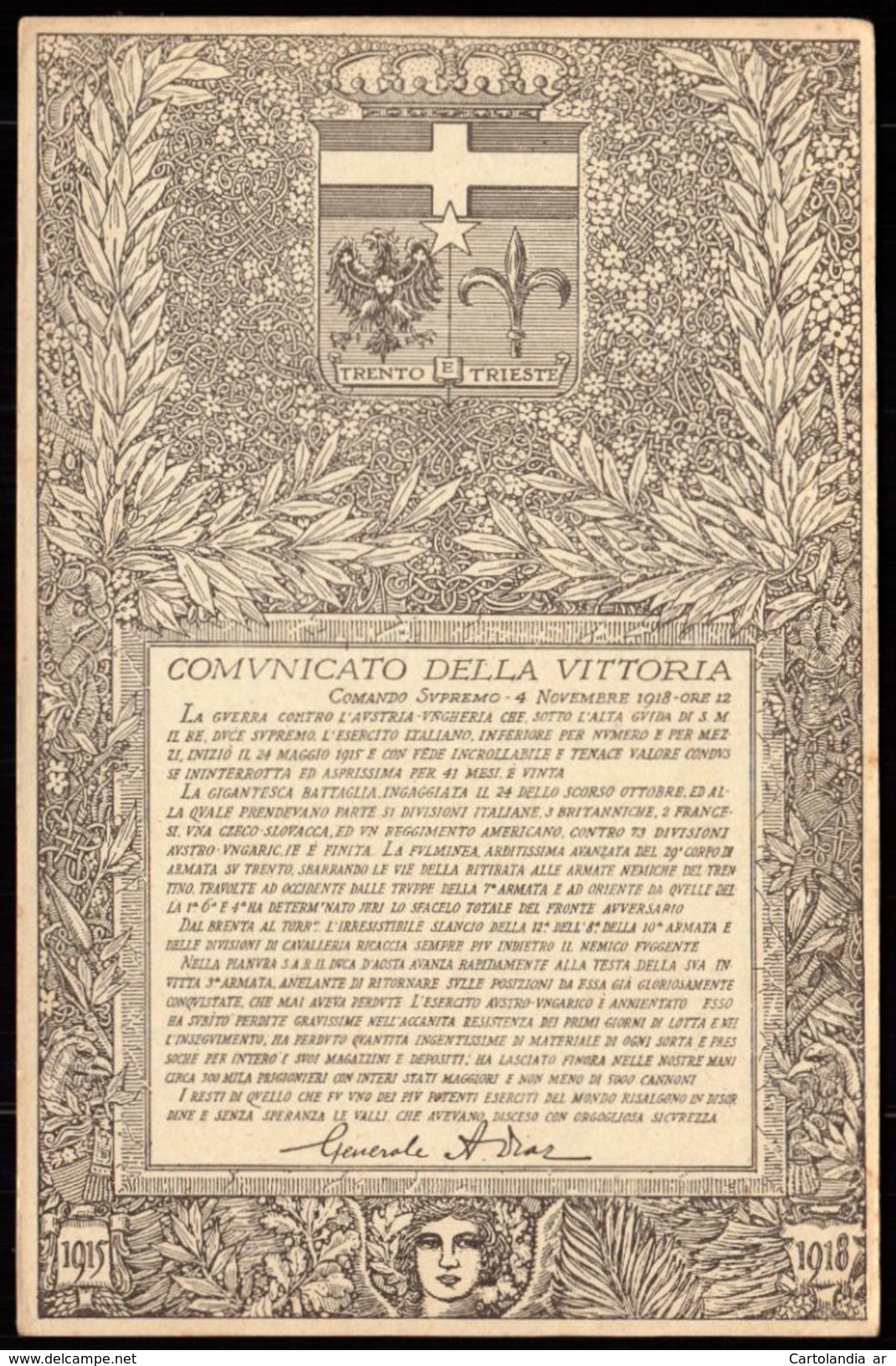 PATRIOTTICHE - COMUNICATO DELLA VITTORIA - ID-2220.PC.B - Patrióticos