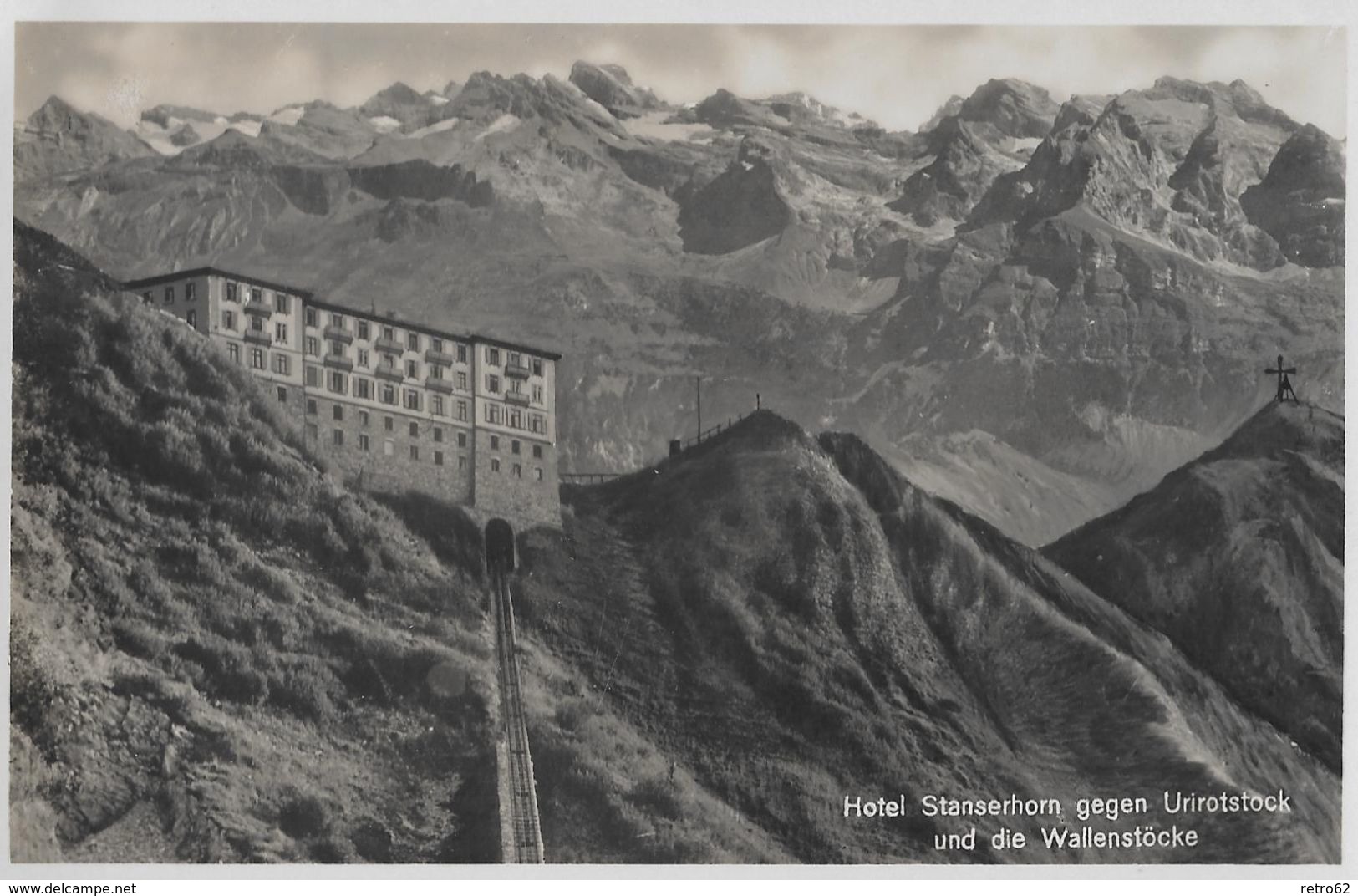 STANSERHORN → Bergstation Mit Urirotstock Und Wallenstöcke, Ca.1920 - Stans
