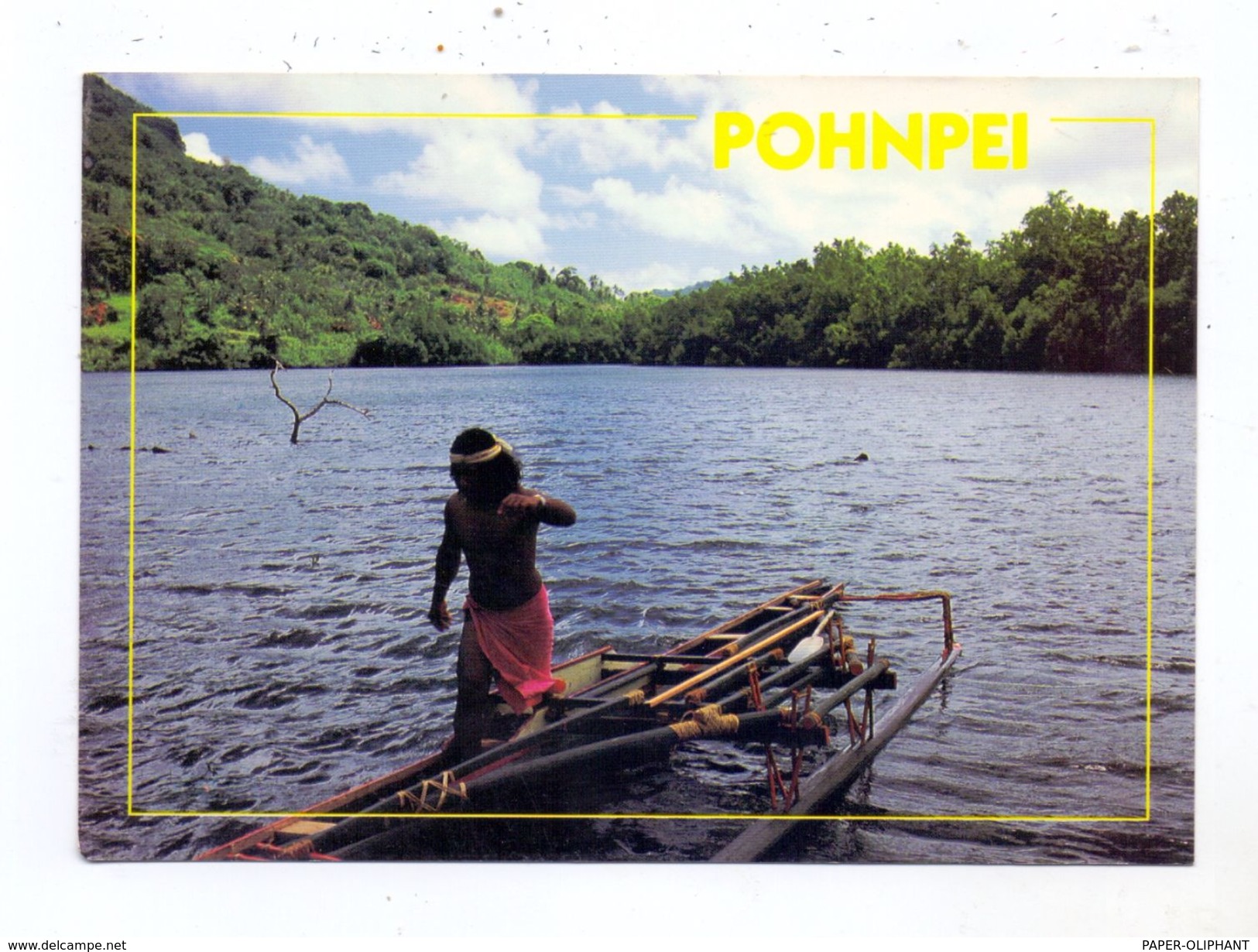 MICRONESIA - POHNPEI, Outlegger Canoe - Micronesia