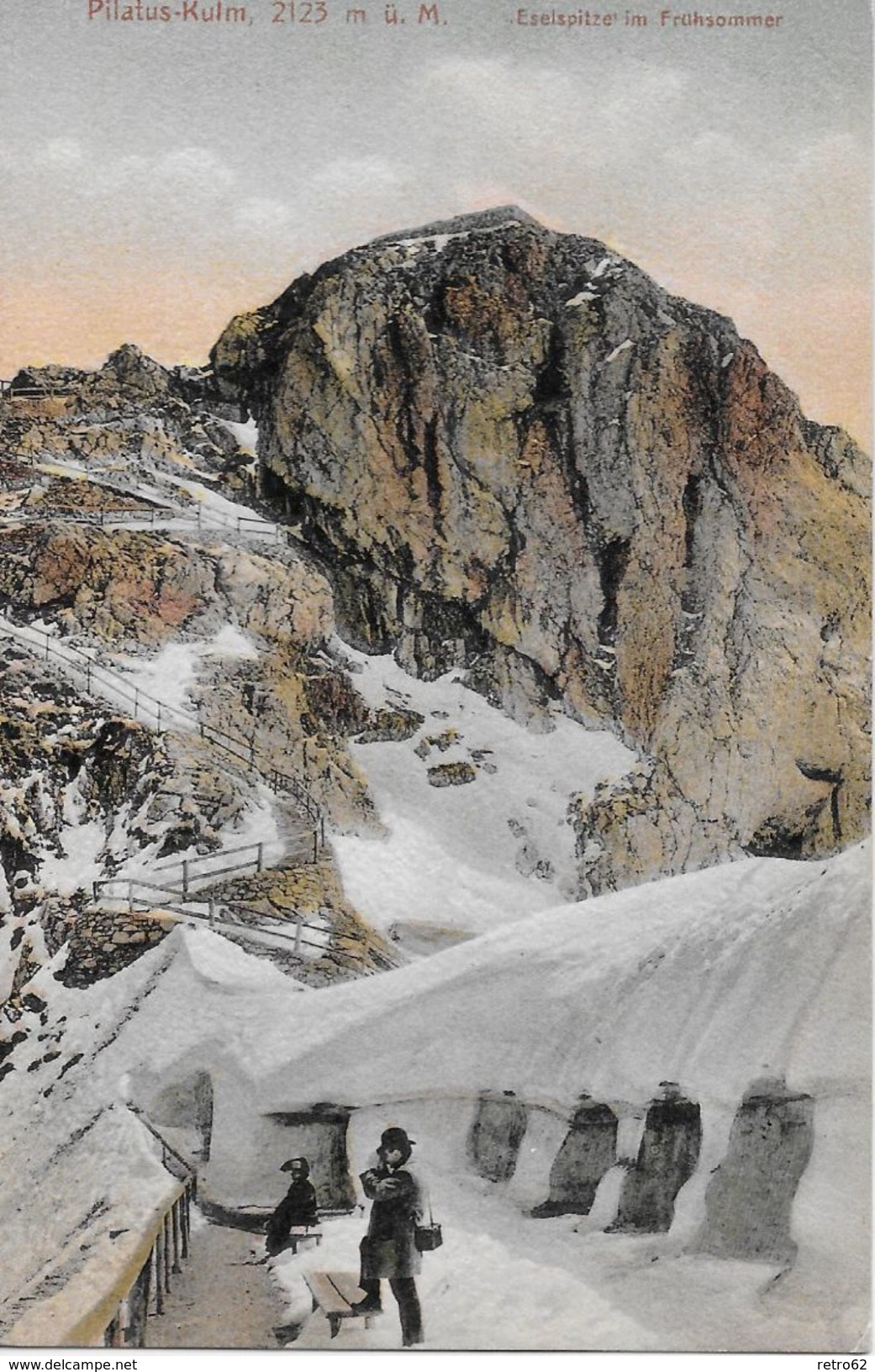 PILATUS KULM → Eselspitze Im Frühsommer, Ca.1910 - Sonstige & Ohne Zuordnung