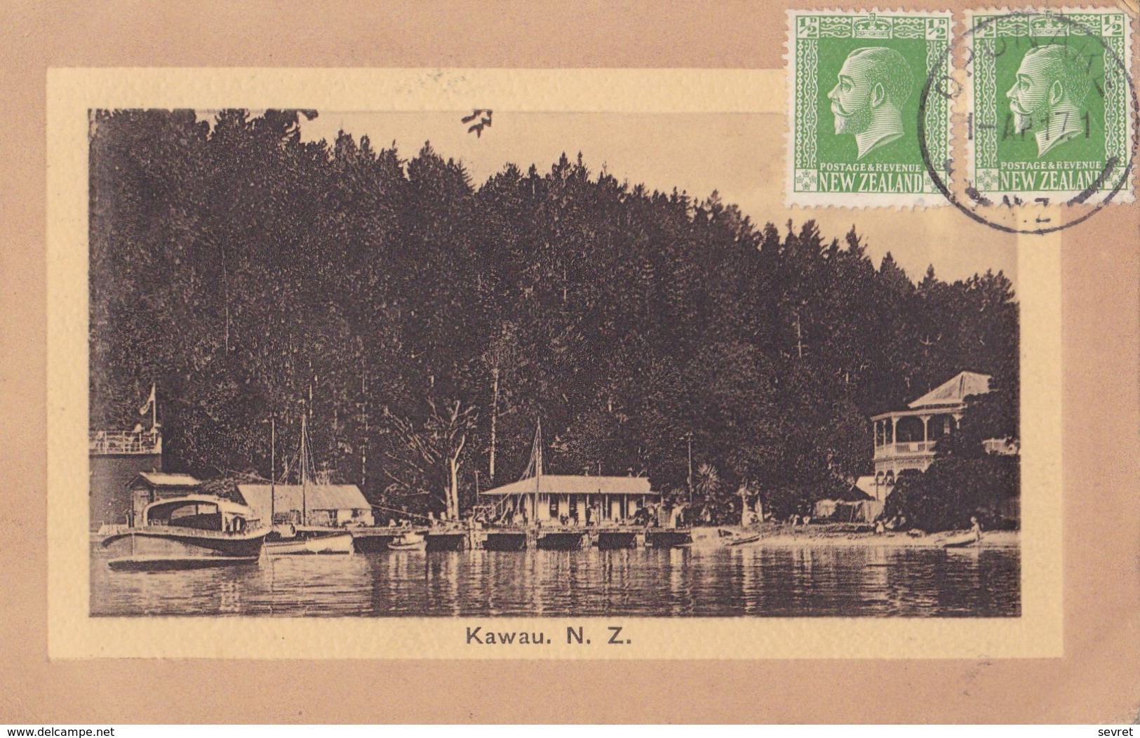 KAWAU. Carte Très RARE - Nouvelle-Zélande