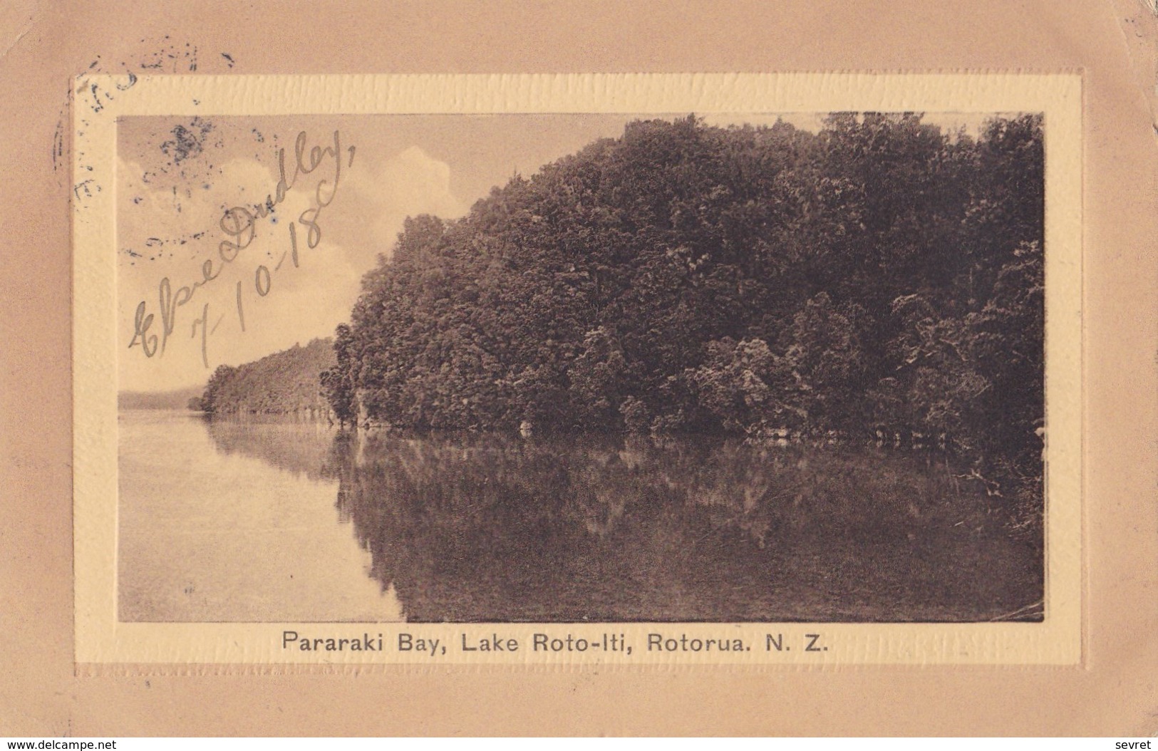 ROTORUA. - Pararaki Bay, Lake Roto-Iti. Carte Très RARE - Nouvelle-Zélande